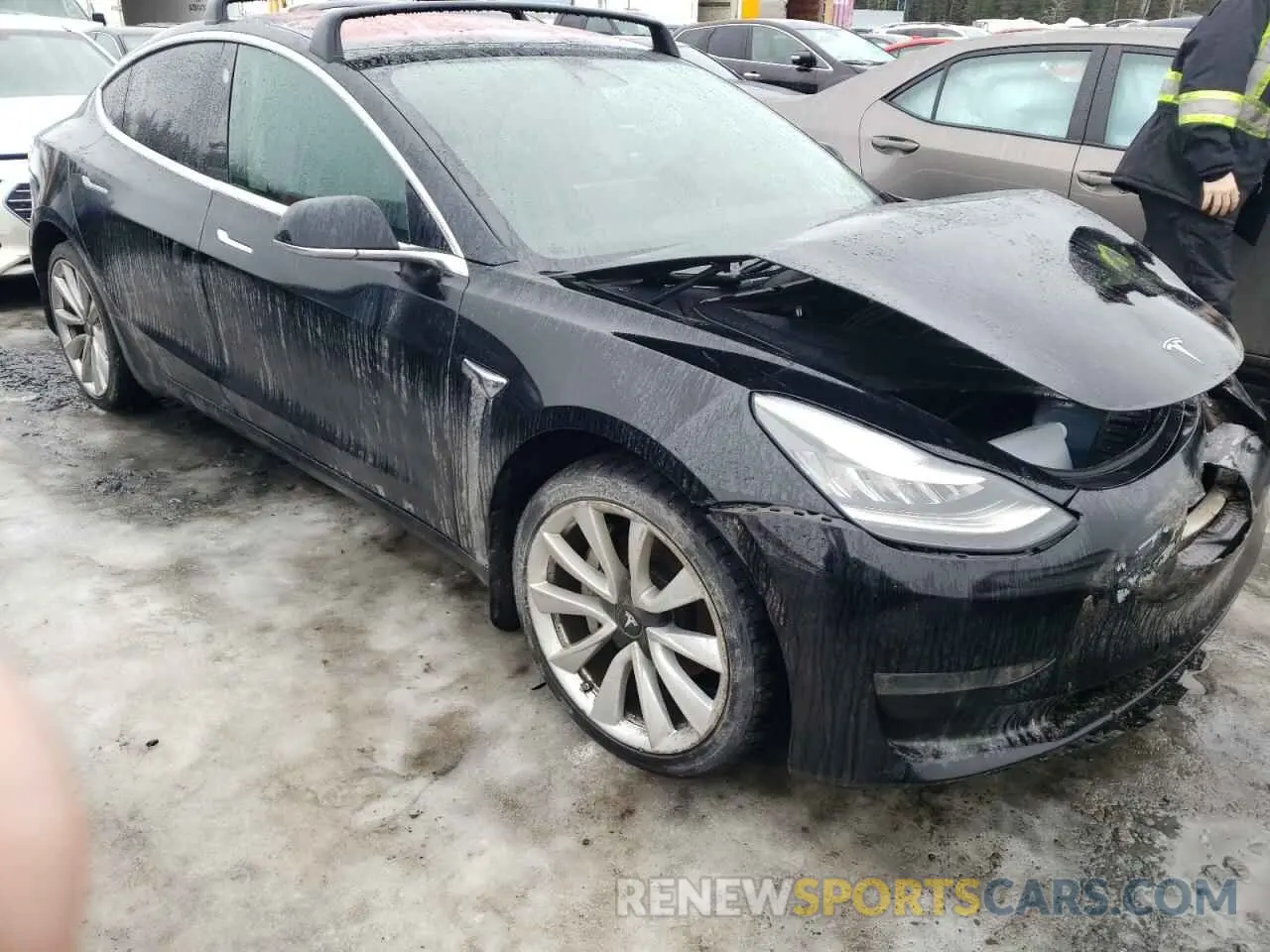 4 Фотография поврежденного автомобиля 5YJ3E1EA3KF265389 TESLA MODEL 3 2019