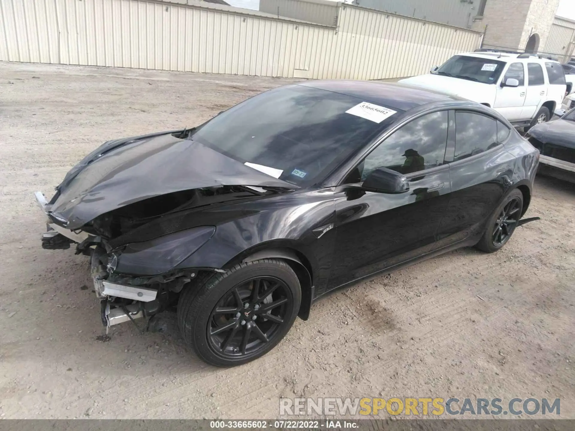 2 Photograph of a damaged car 5YJ3E1EA3KF297579 TESLA MODEL 3 2019