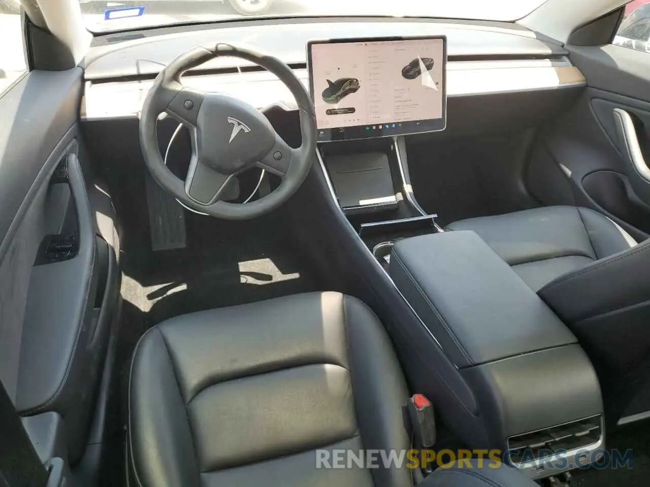8 Фотография поврежденного автомобиля 5YJ3E1EA3KF313294 TESLA MODEL 3 2019