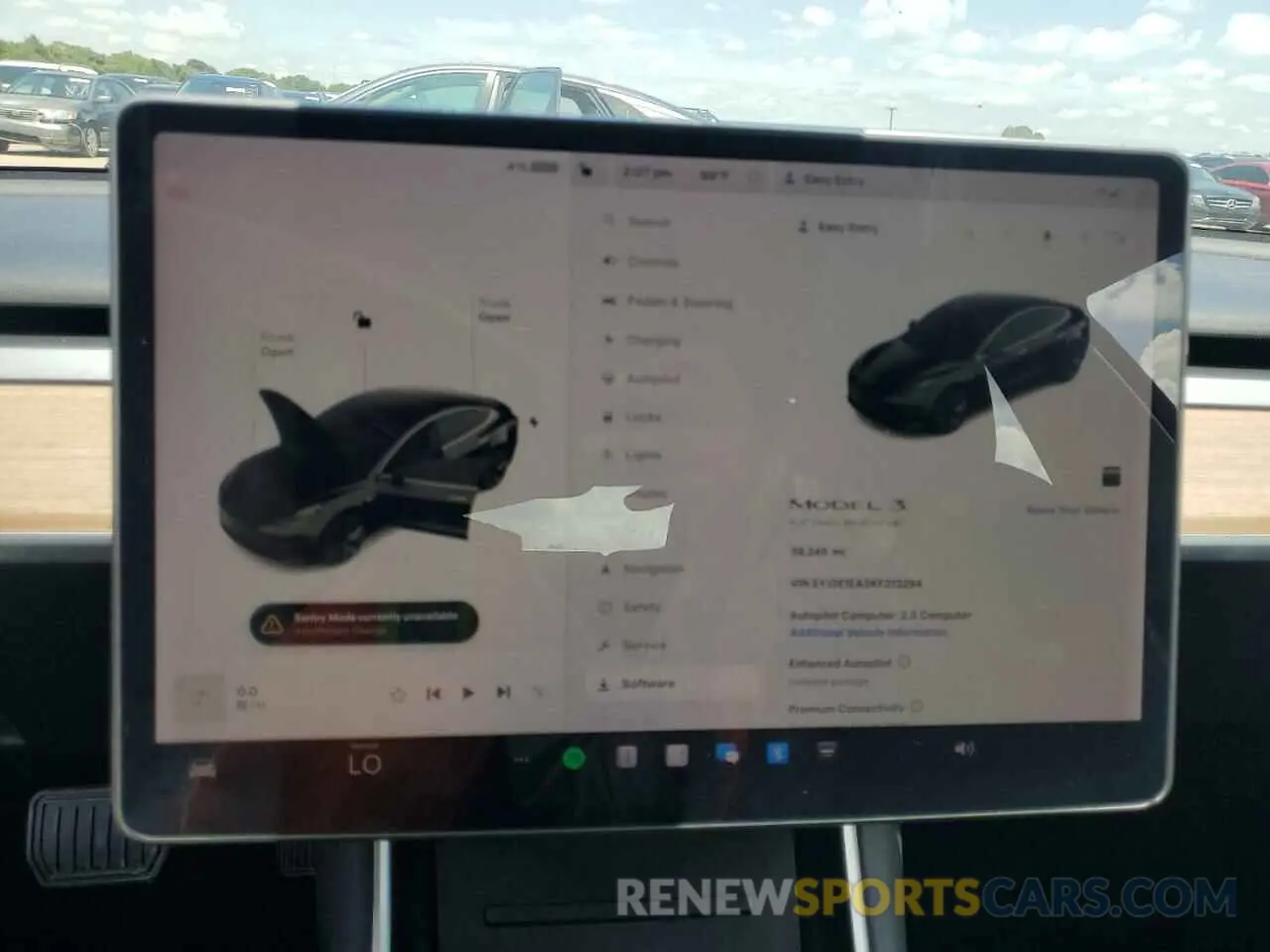 9 Фотография поврежденного автомобиля 5YJ3E1EA3KF313294 TESLA MODEL 3 2019