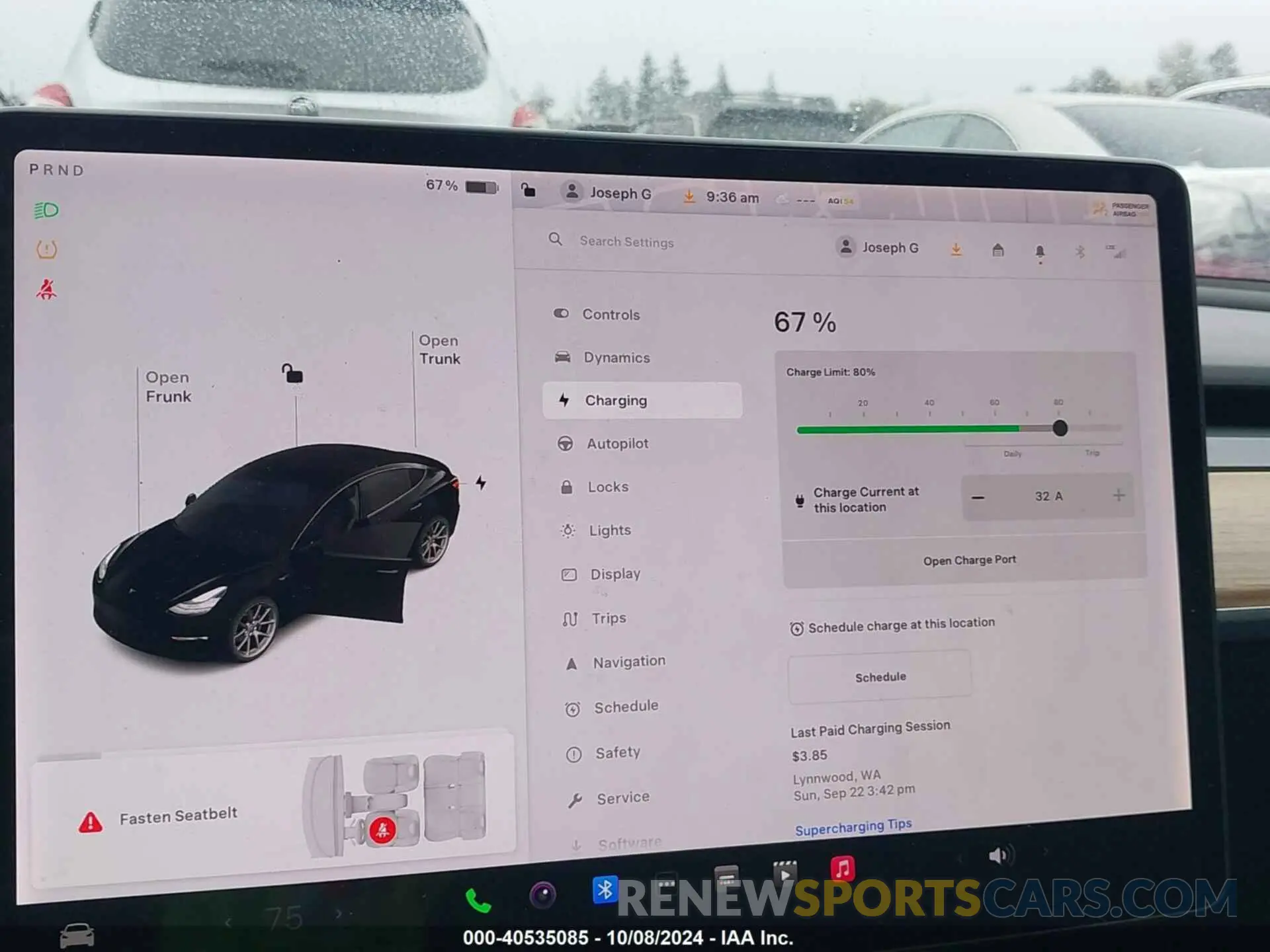 18 Photograph of a damaged car 5YJ3E1EA3KF316907 TESLA MODEL 3 2019