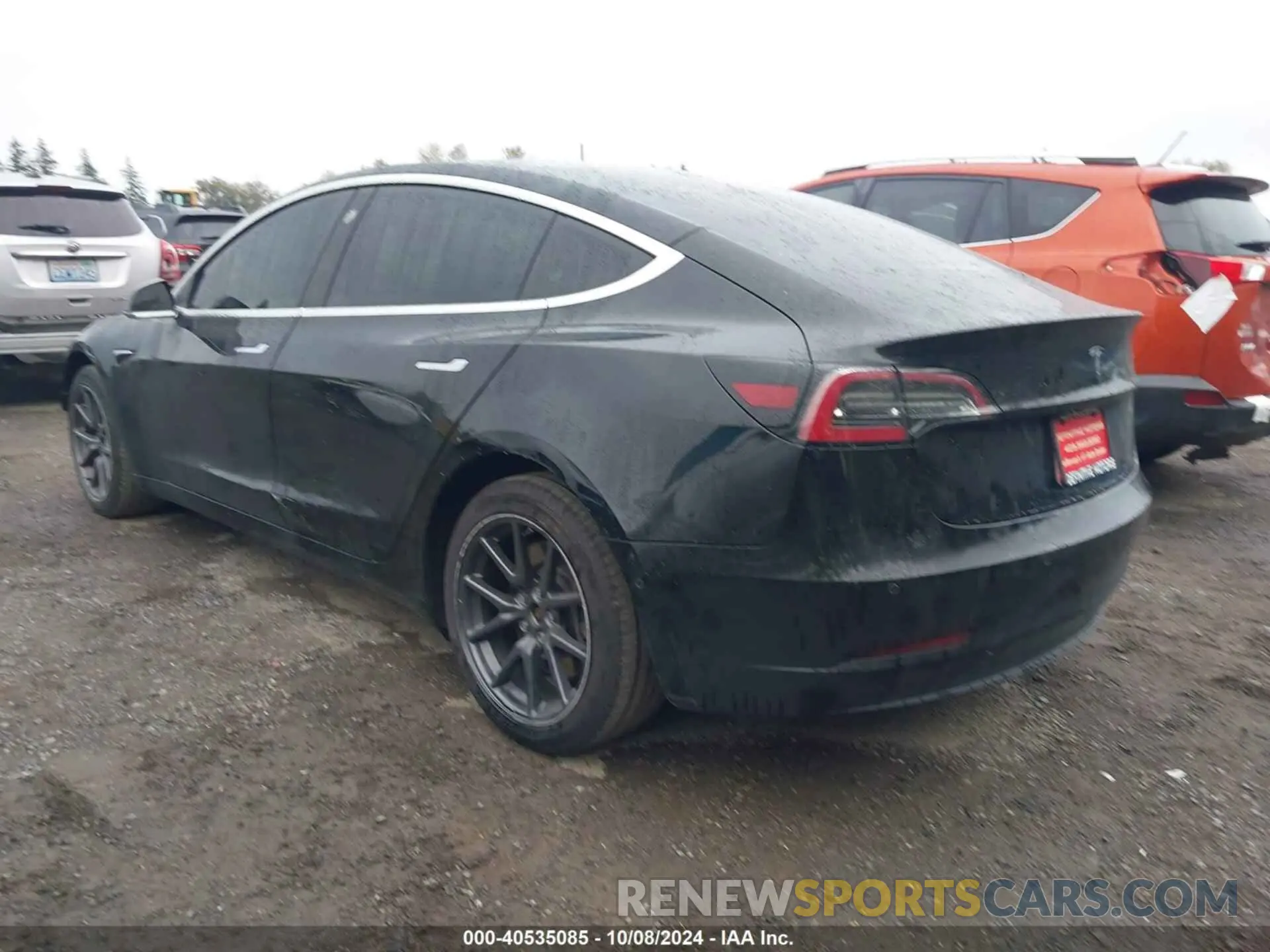 3 Photograph of a damaged car 5YJ3E1EA3KF316907 TESLA MODEL 3 2019