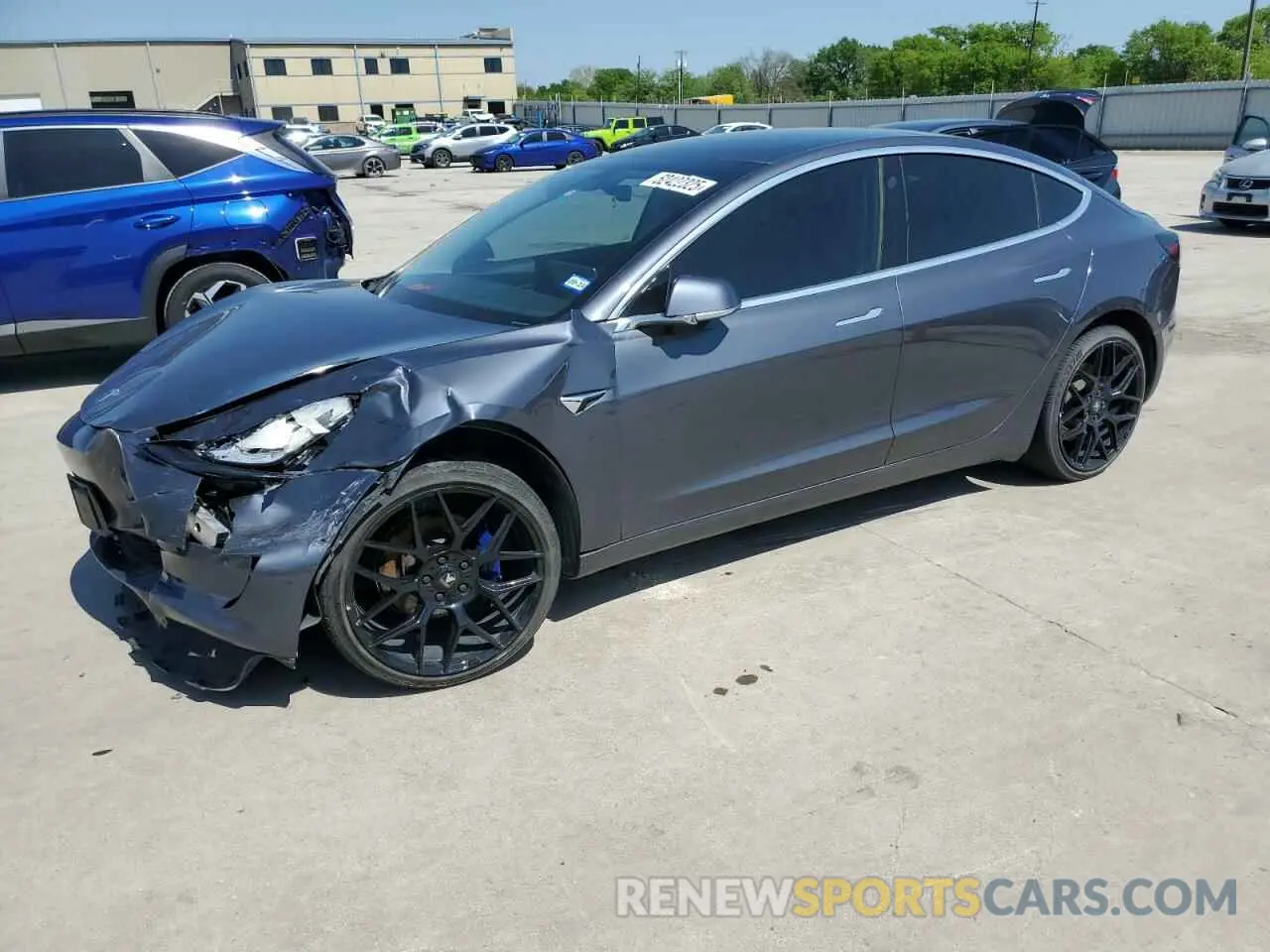 1 Фотография поврежденного автомобиля 5YJ3E1EA3KF317085 TESLA MODEL 3 2019