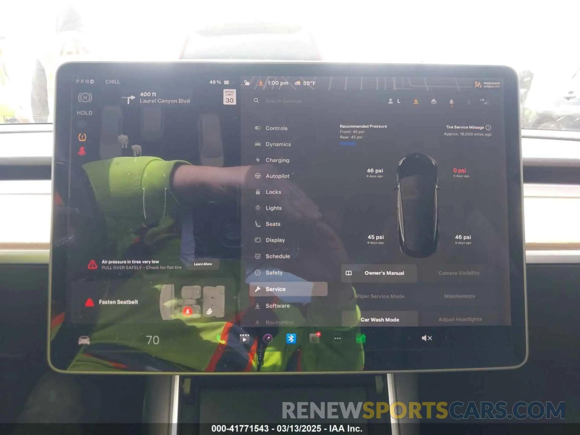 7 Фотография поврежденного автомобиля 5YJ3E1EA3KF325056 TESLA MODEL 3 2019