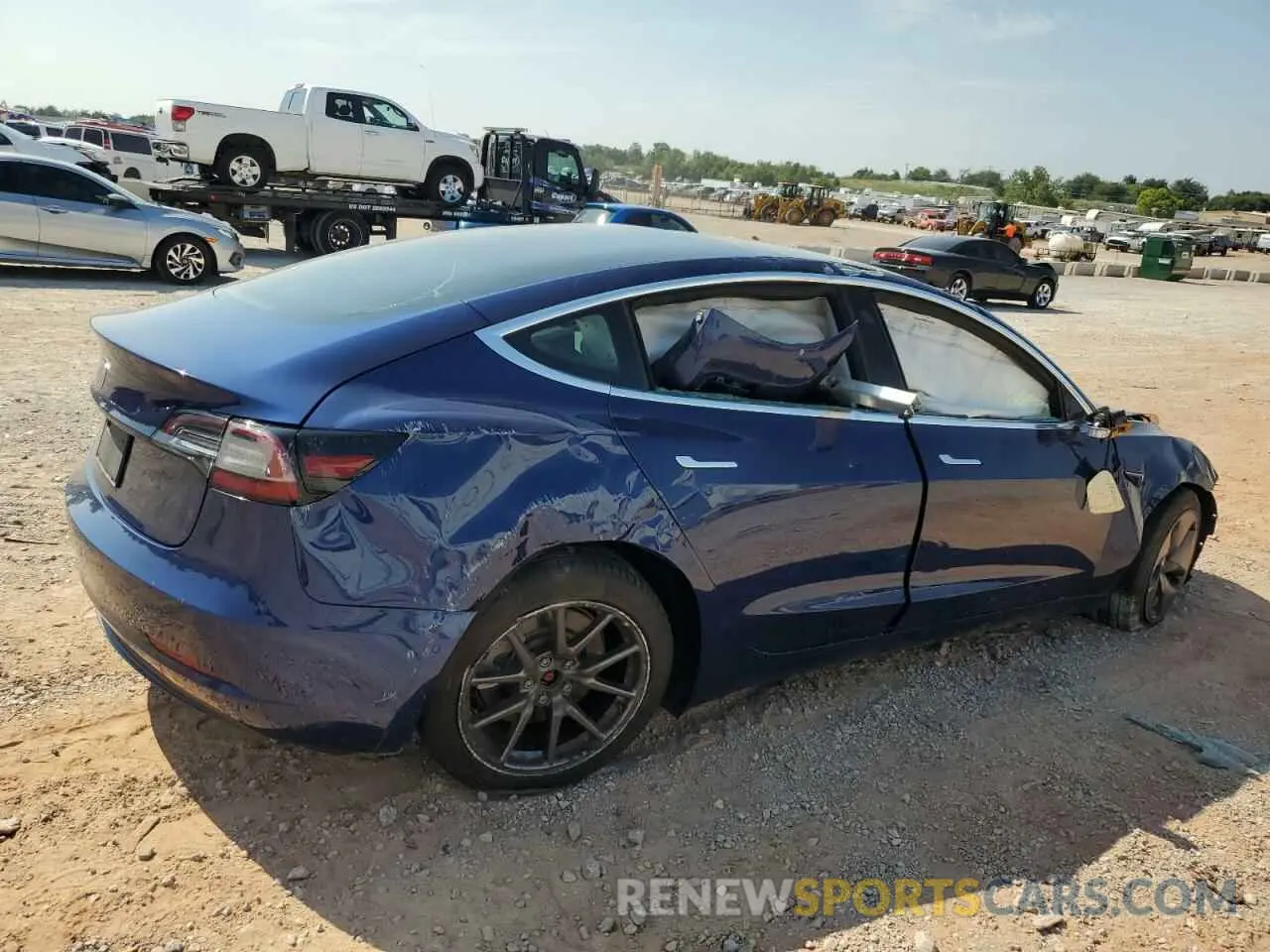 3 Photograph of a damaged car 5YJ3E1EA3KF326143 TESLA MODEL 3 2019