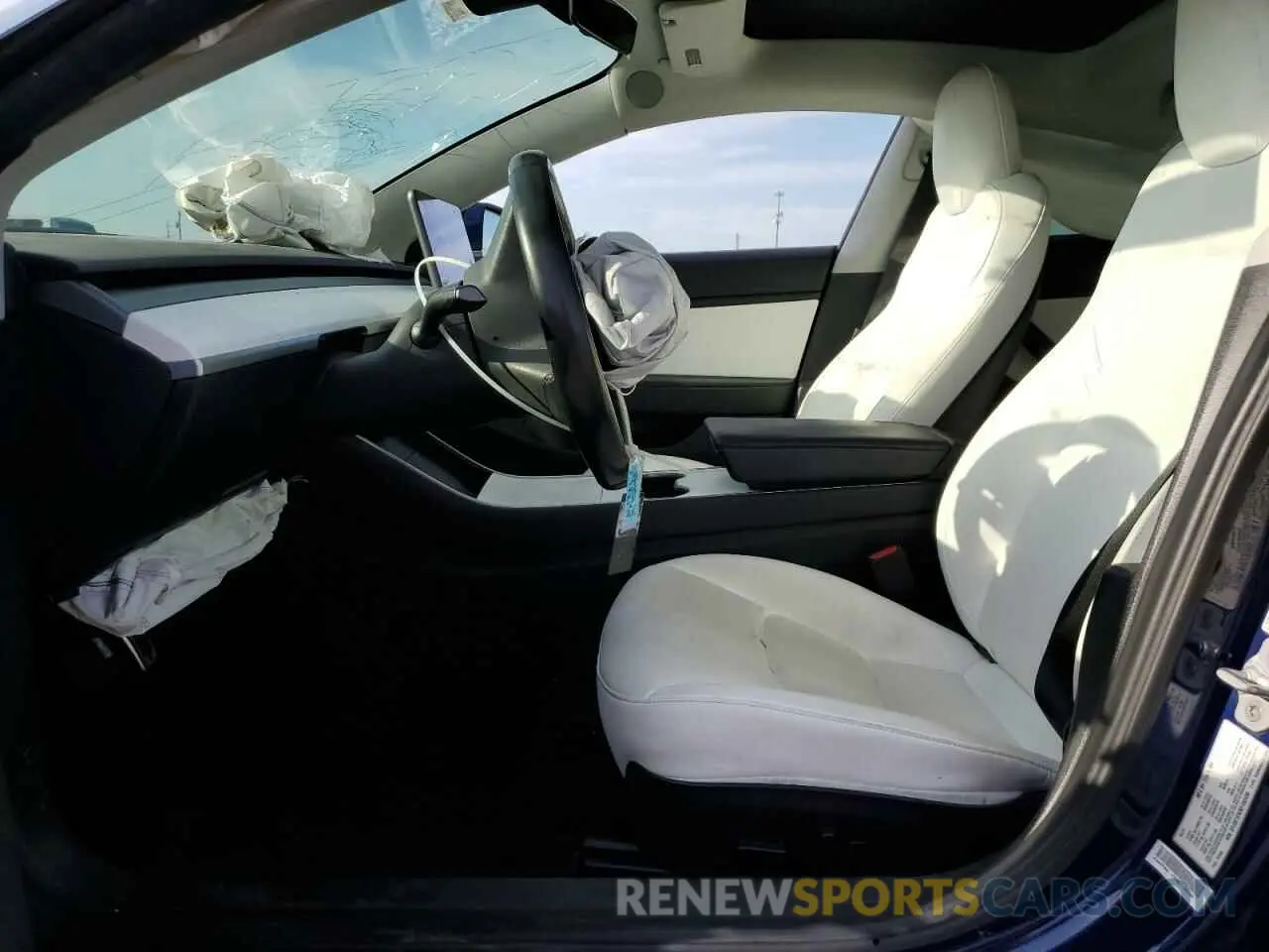 7 Photograph of a damaged car 5YJ3E1EA3KF332430 TESLA MODEL 3 2019