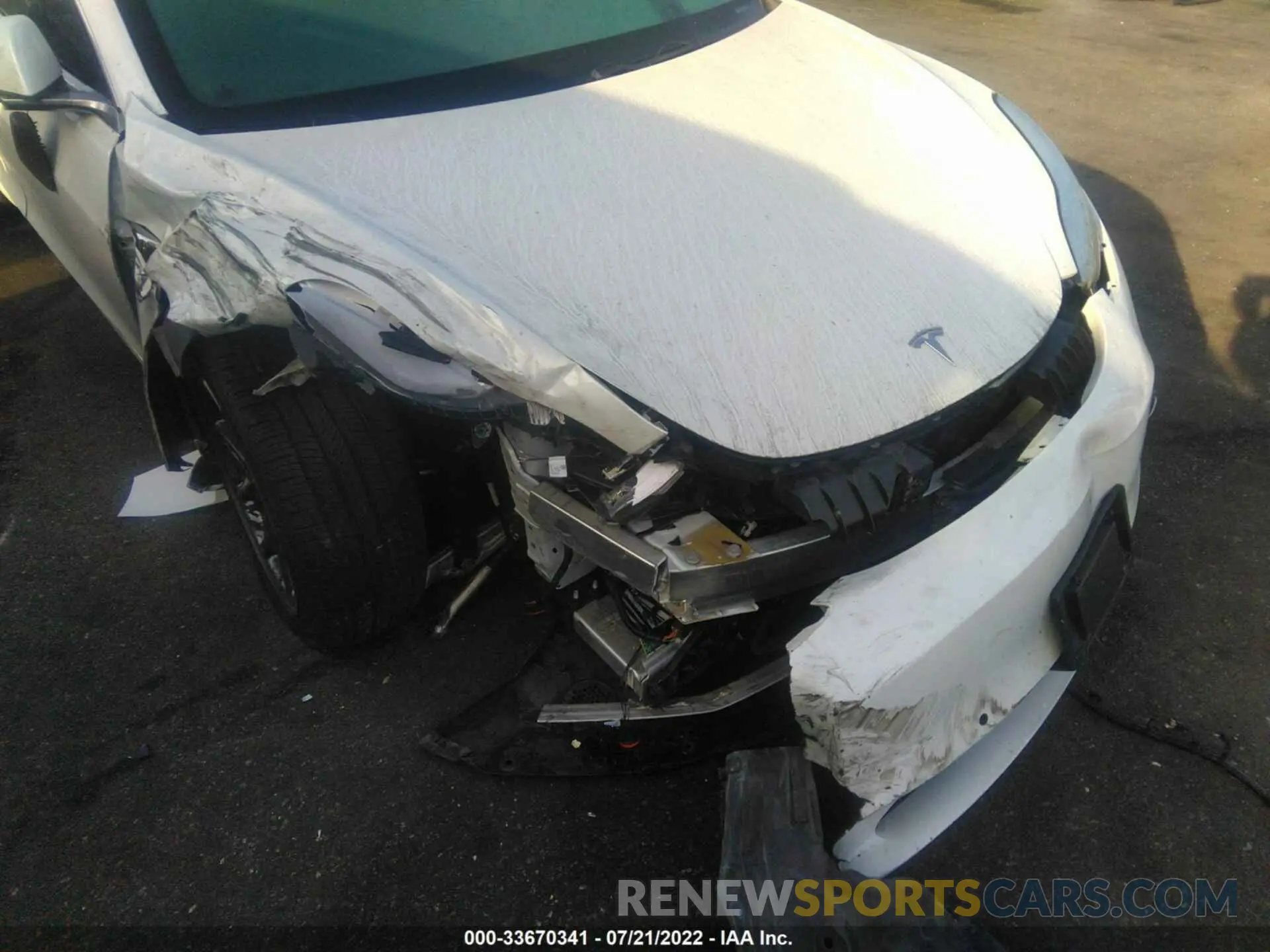 6 Фотография поврежденного автомобиля 5YJ3E1EA3KF345050 TESLA MODEL 3 2019