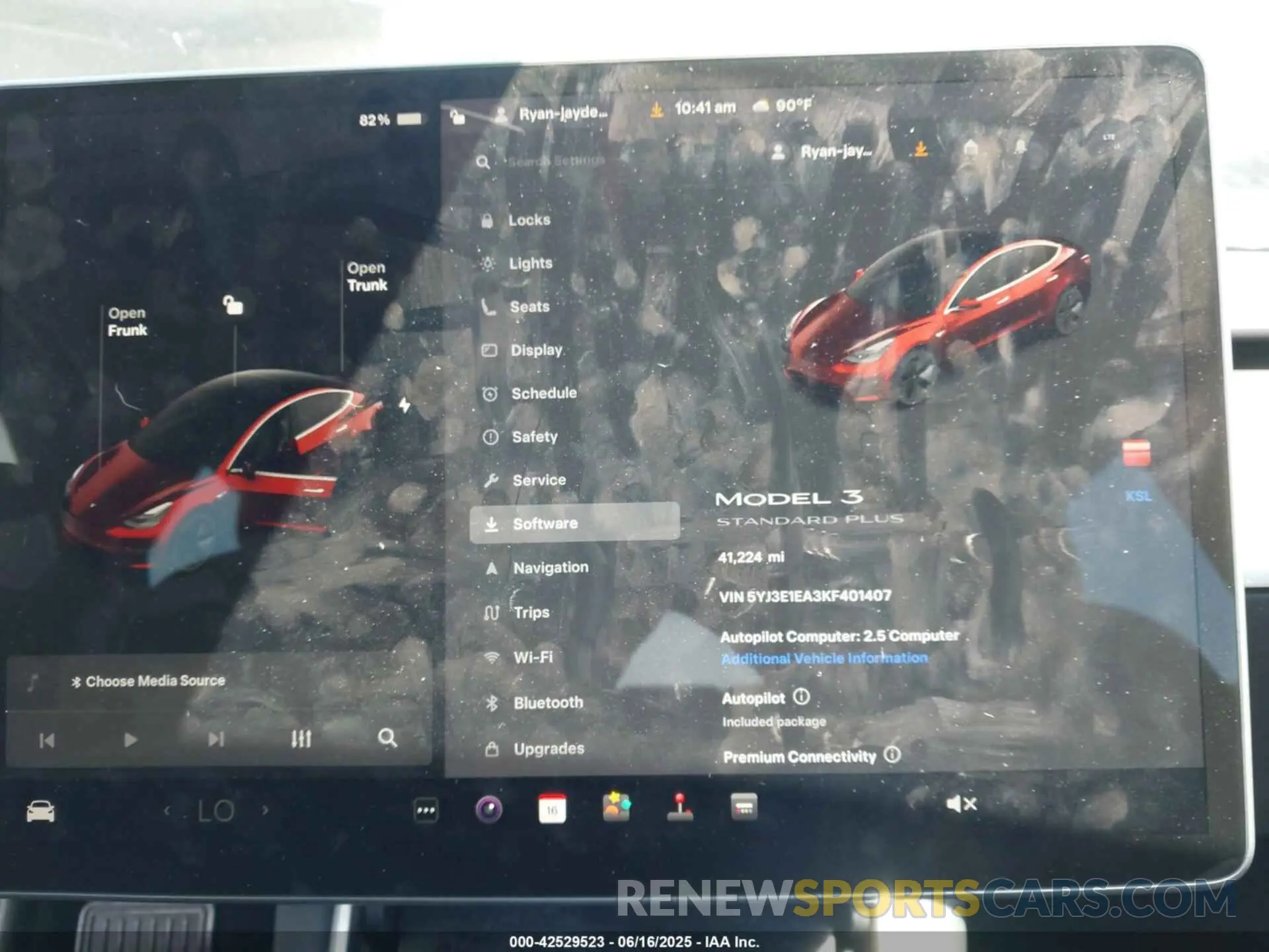 7 Фотография поврежденного автомобиля 5YJ3E1EA3KF401407 TESLA MODEL 3 2019