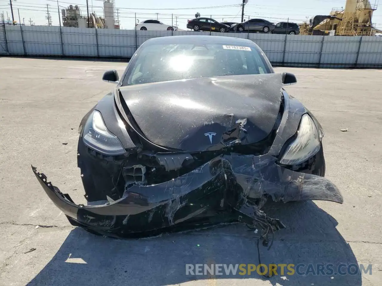 5 Фотография поврежденного автомобиля 5YJ3E1EA3KF409748 TESLA MODEL 3 2019