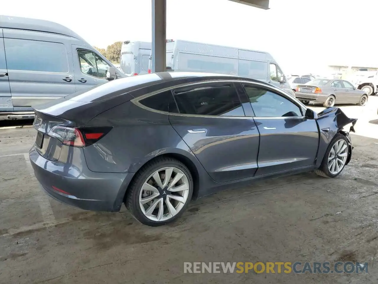 3 Фотография поврежденного автомобиля 5YJ3E1EA3KF412665 TESLA MODEL 3 2019