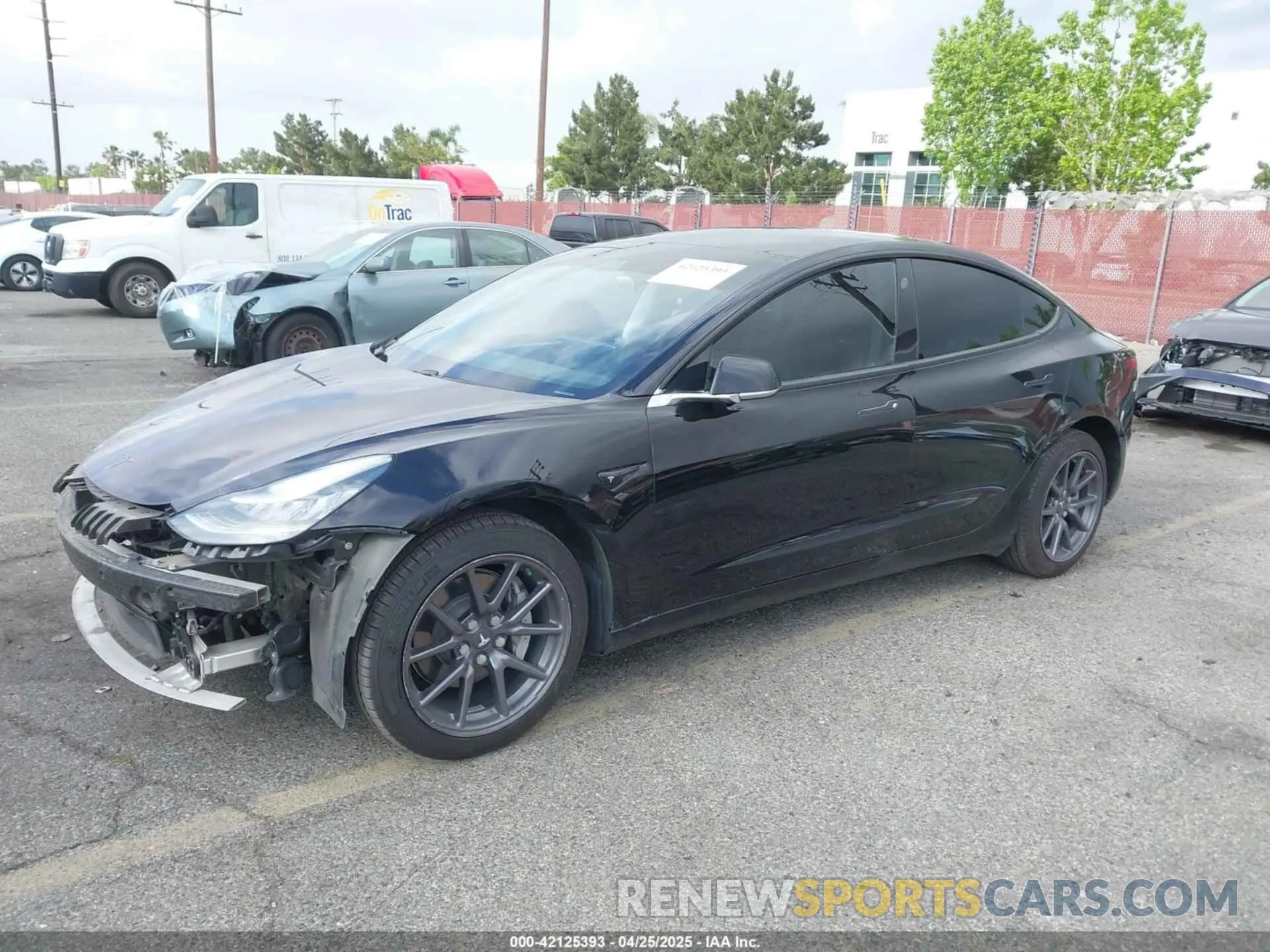 2 Фотография поврежденного автомобиля 5YJ3E1EA3KF415601 TESLA MODEL 3 2019