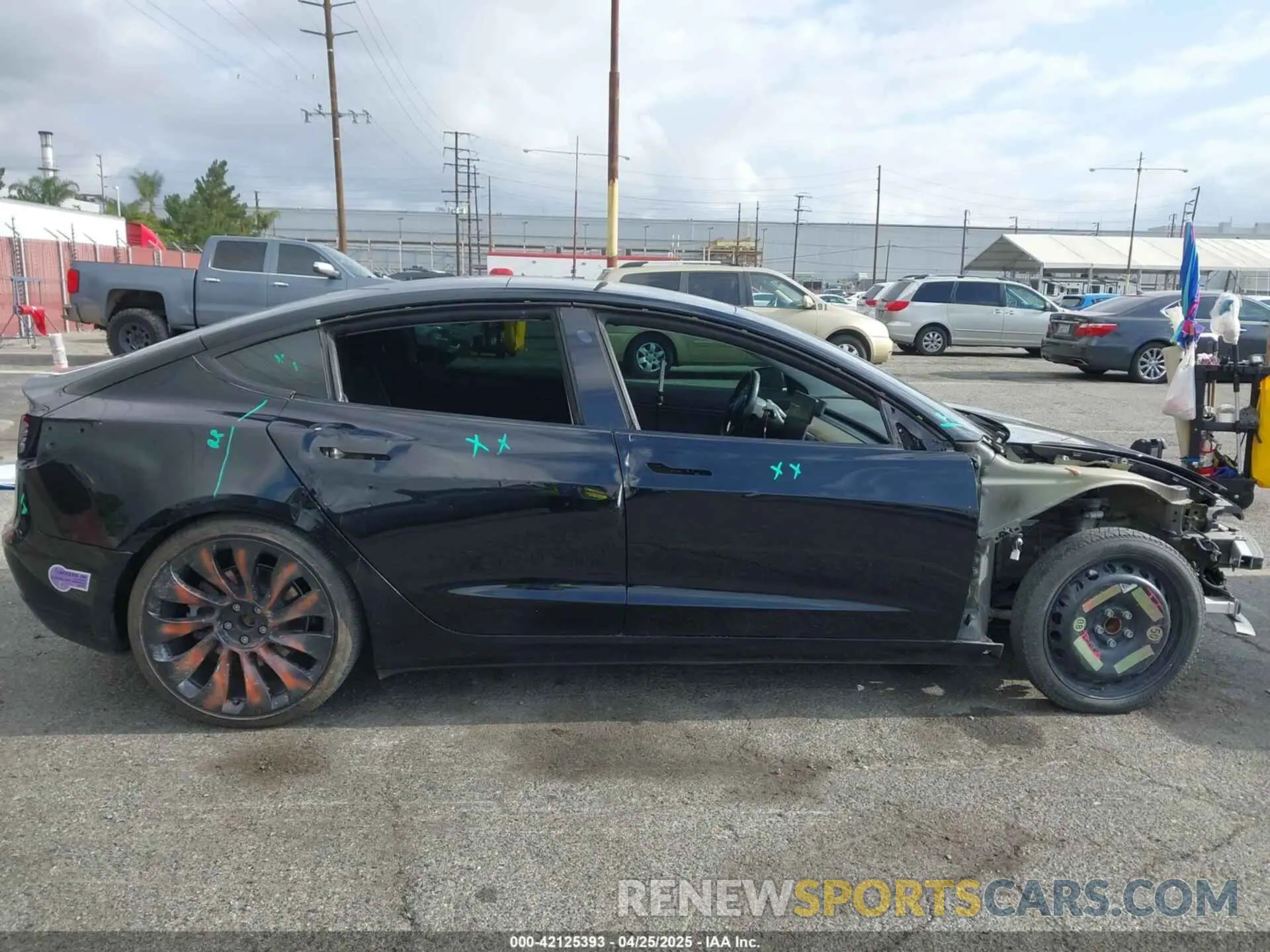 21 Фотография поврежденного автомобиля 5YJ3E1EA3KF415601 TESLA MODEL 3 2019