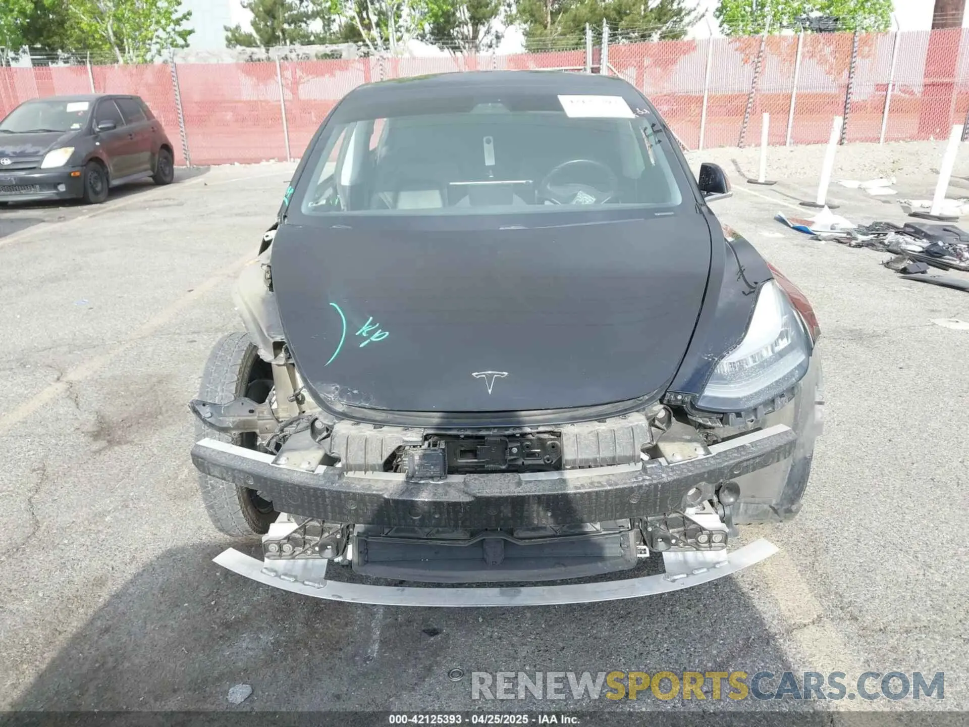 6 Фотография поврежденного автомобиля 5YJ3E1EA3KF415601 TESLA MODEL 3 2019