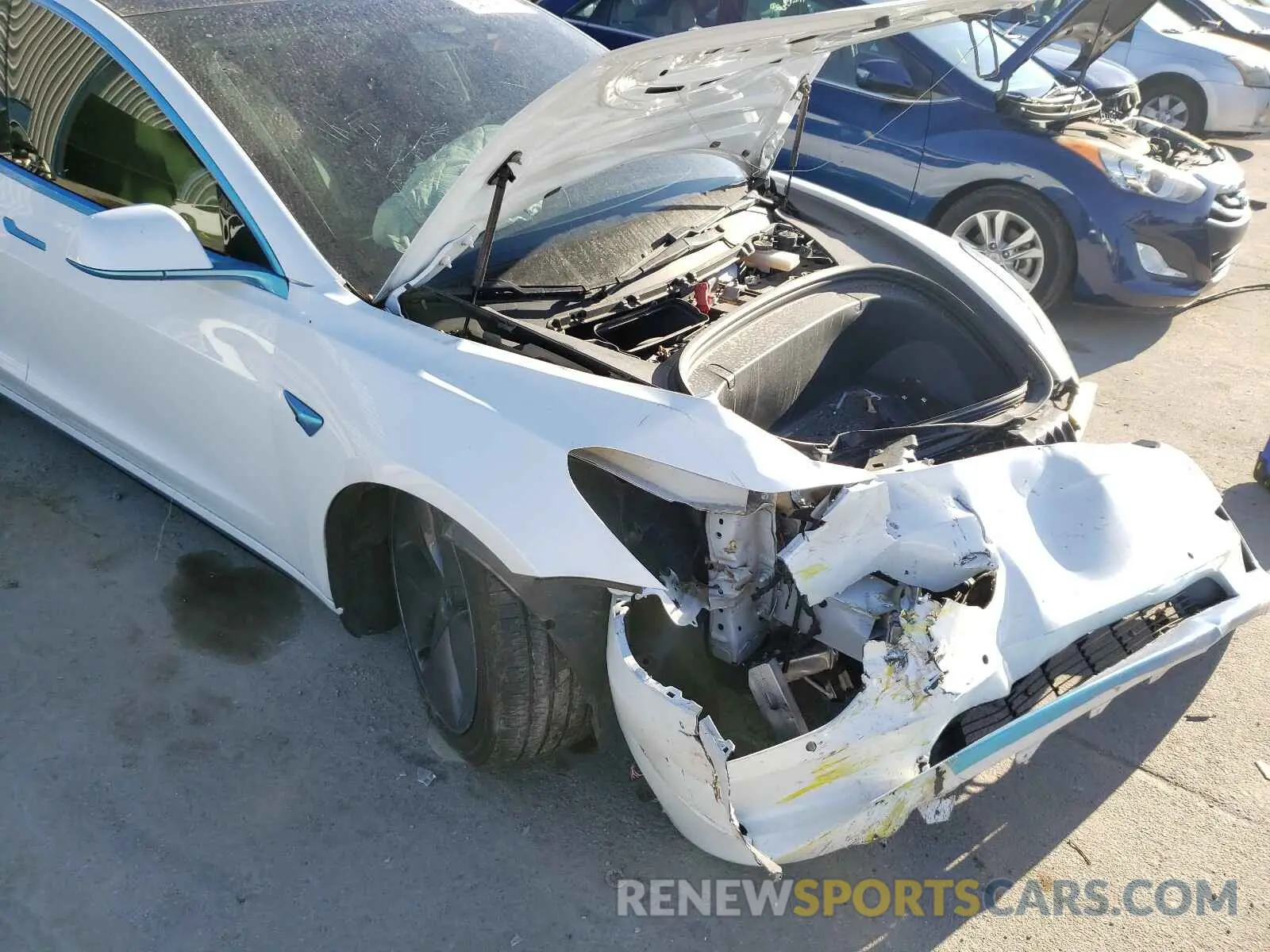 9 Photograph of a damaged car 5YJ3E1EA3KF482876 TESLA MODEL 3 2019