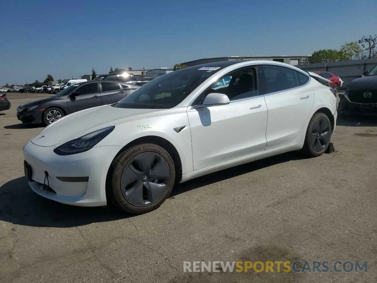 1 Фотография поврежденного автомобиля 5YJ3E1EA3KF483719 TESLA MODEL 3 2019