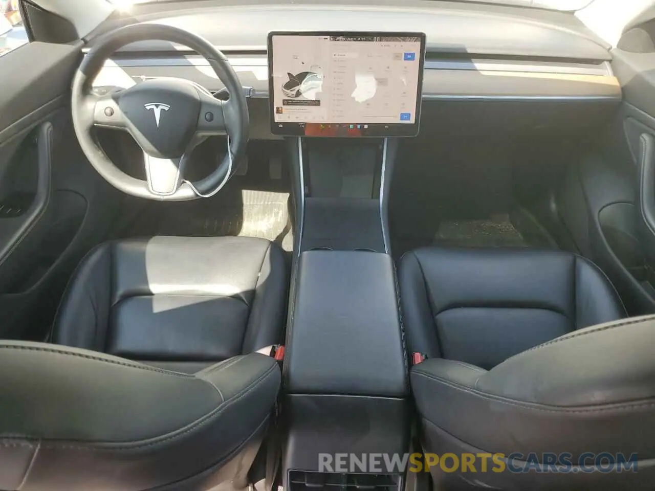 8 Фотография поврежденного автомобиля 5YJ3E1EA3KF483719 TESLA MODEL 3 2019