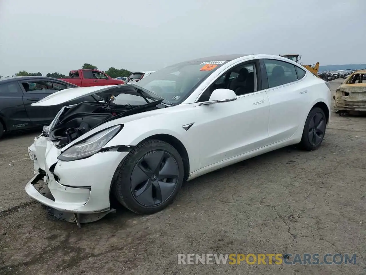 1 Фотография поврежденного автомобиля 5YJ3E1EA4KF300294 TESLA MODEL 3 2019