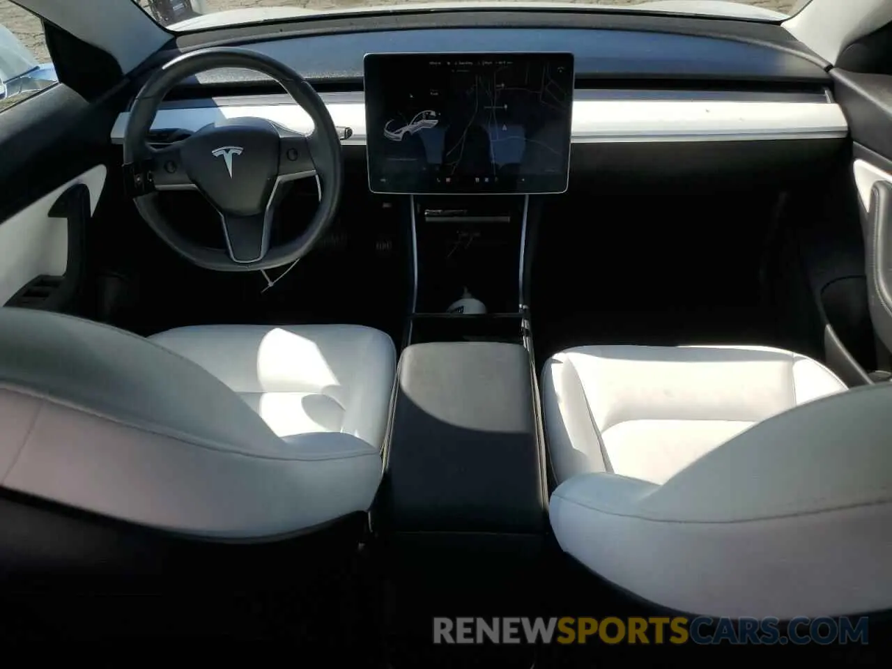 8 Photograph of a damaged car 5YJ3E1EA4KF302160 TESLA MODEL 3 2019