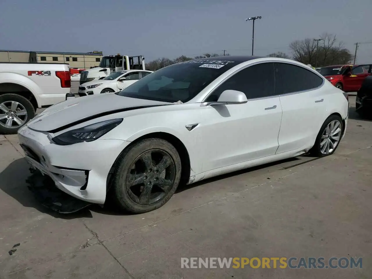 1 Фотография поврежденного автомобиля 5YJ3E1EA4KF315135 TESLA MODEL 3 2019