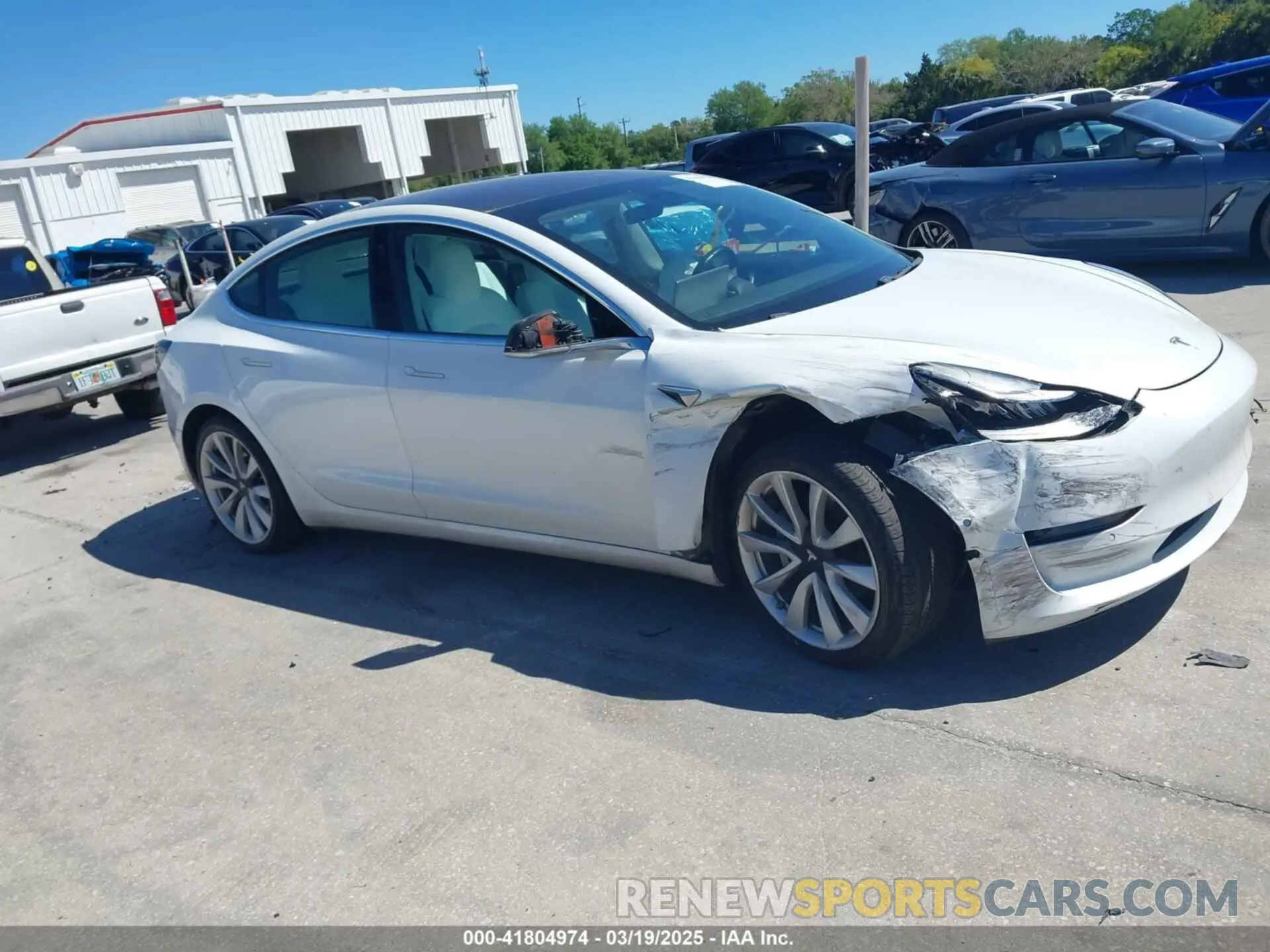13 Photograph of a damaged car 5YJ3E1EA4KF323767 TESLA MODEL 3 2019