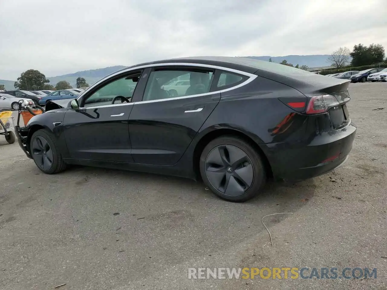 2 Photograph of a damaged car 5YJ3E1EA4KF397903 TESLA MODEL 3 2019