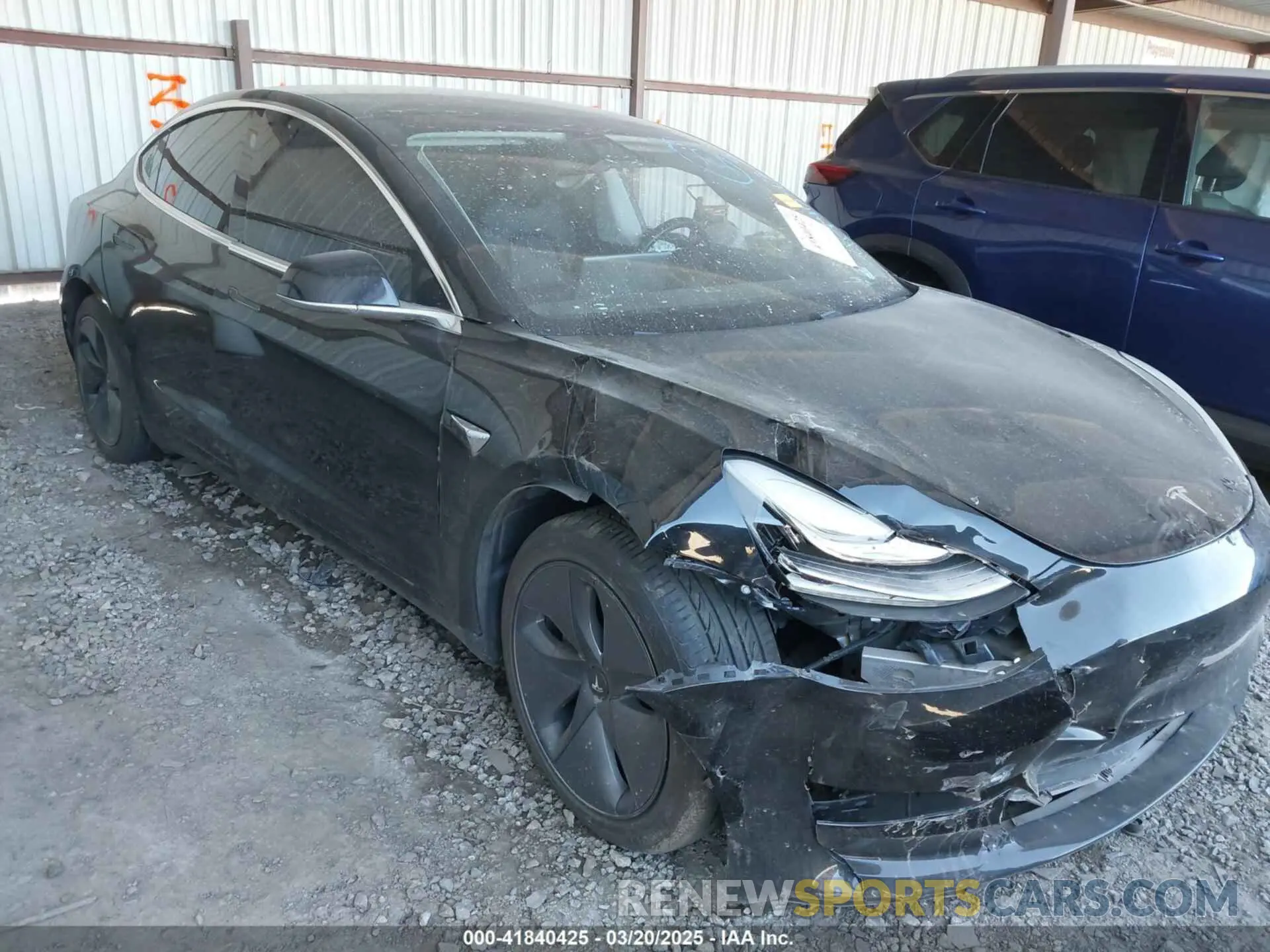 1 Фотография поврежденного автомобиля 5YJ3E1EA4KF399151 TESLA MODEL 3 2019