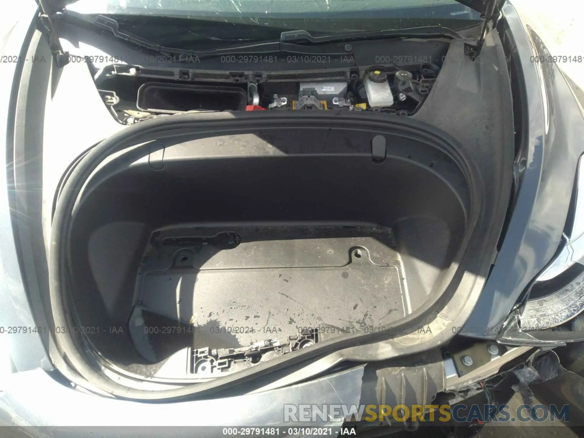 10 Photograph of a damaged car 5YJ3E1EA4KF400458 TESLA MODEL 3 2019