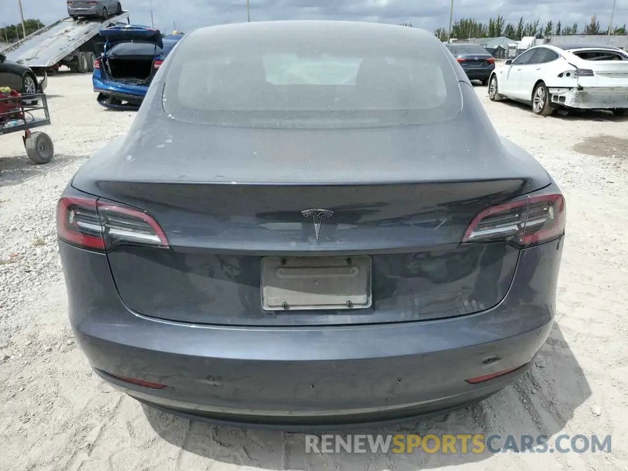 6 Photograph of a damaged car 5YJ3E1EA4KF434741 TESLA MODEL 3 2019