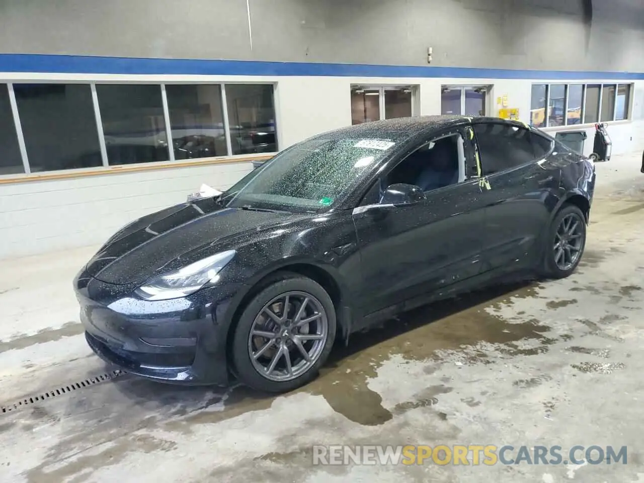 1 Photograph of a damaged car 5YJ3E1EA5KF297650 TESLA MODEL 3 2019