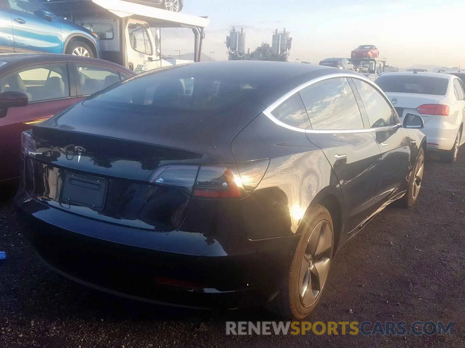 4 Photograph of a damaged car 5YJ3E1EA5KF297986 TESLA MODEL 3 2019