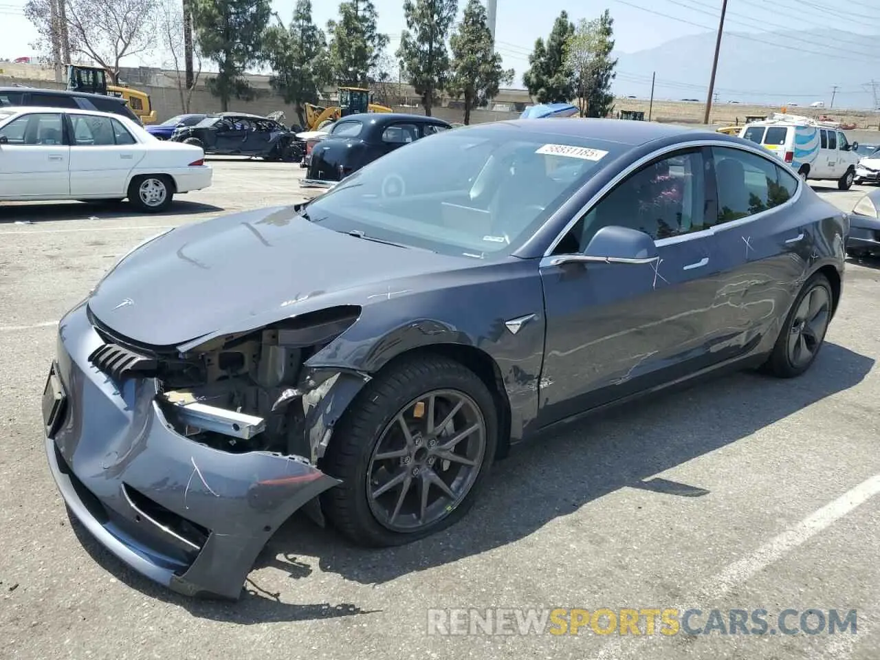 1 Фотография поврежденного автомобиля 5YJ3E1EA5KF298832 TESLA MODEL 3 2019