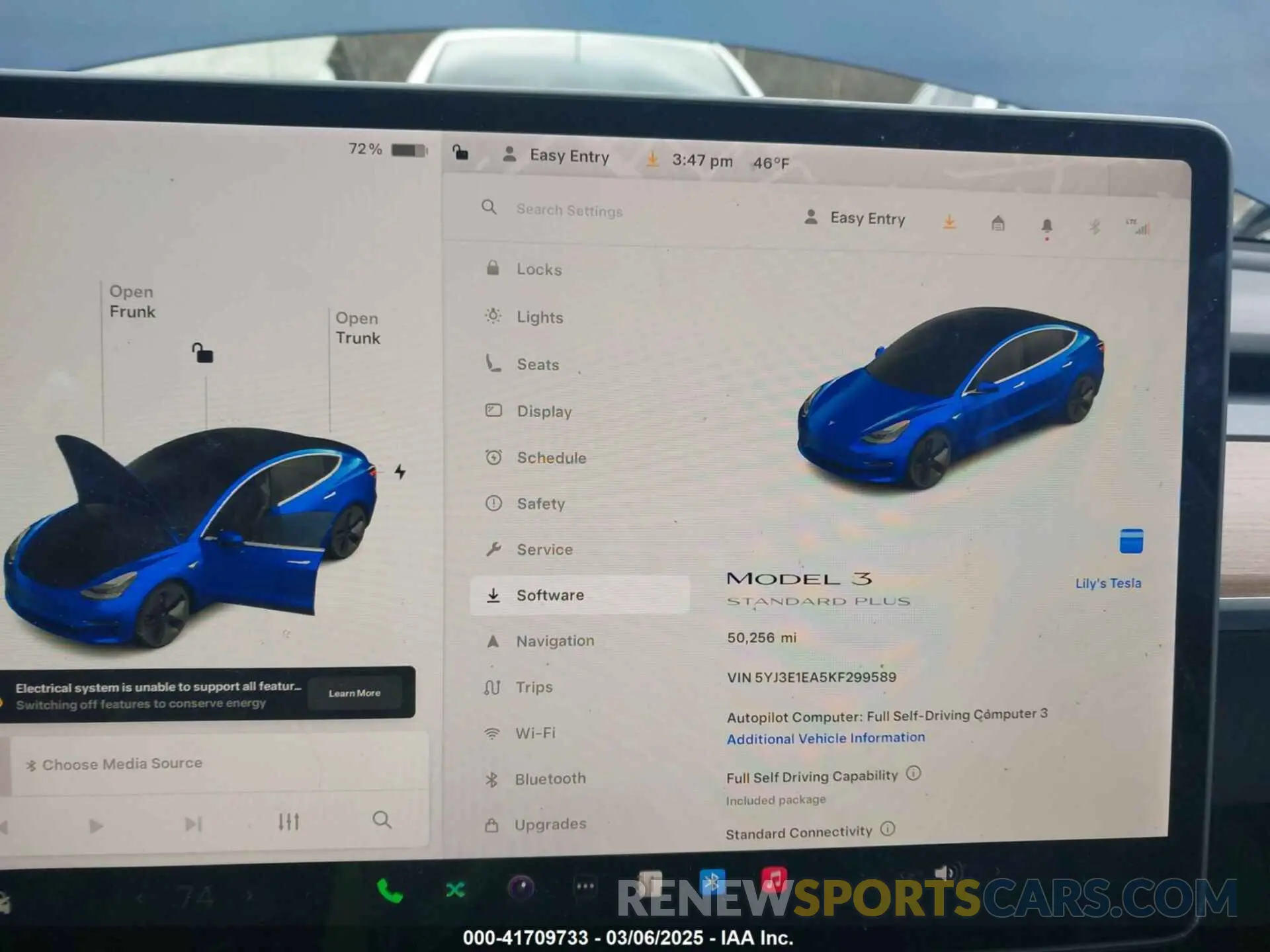 18 Photograph of a damaged car 5YJ3E1EA5KF299589 TESLA MODEL 3 2019