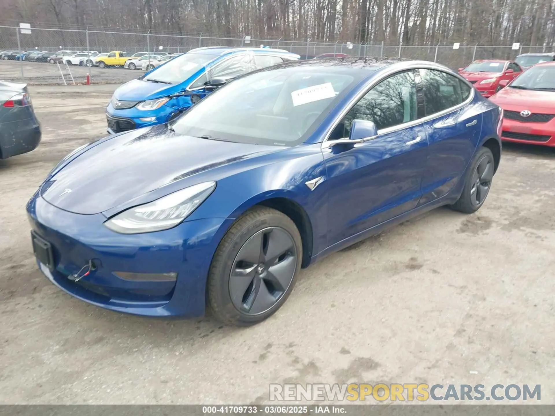 2 Photograph of a damaged car 5YJ3E1EA5KF299589 TESLA MODEL 3 2019