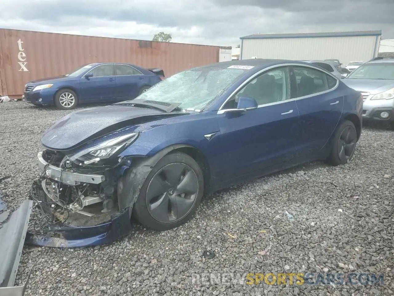 1 Фотография поврежденного автомобиля 5YJ3E1EA5KF411789 TESLA MODEL 3 2019