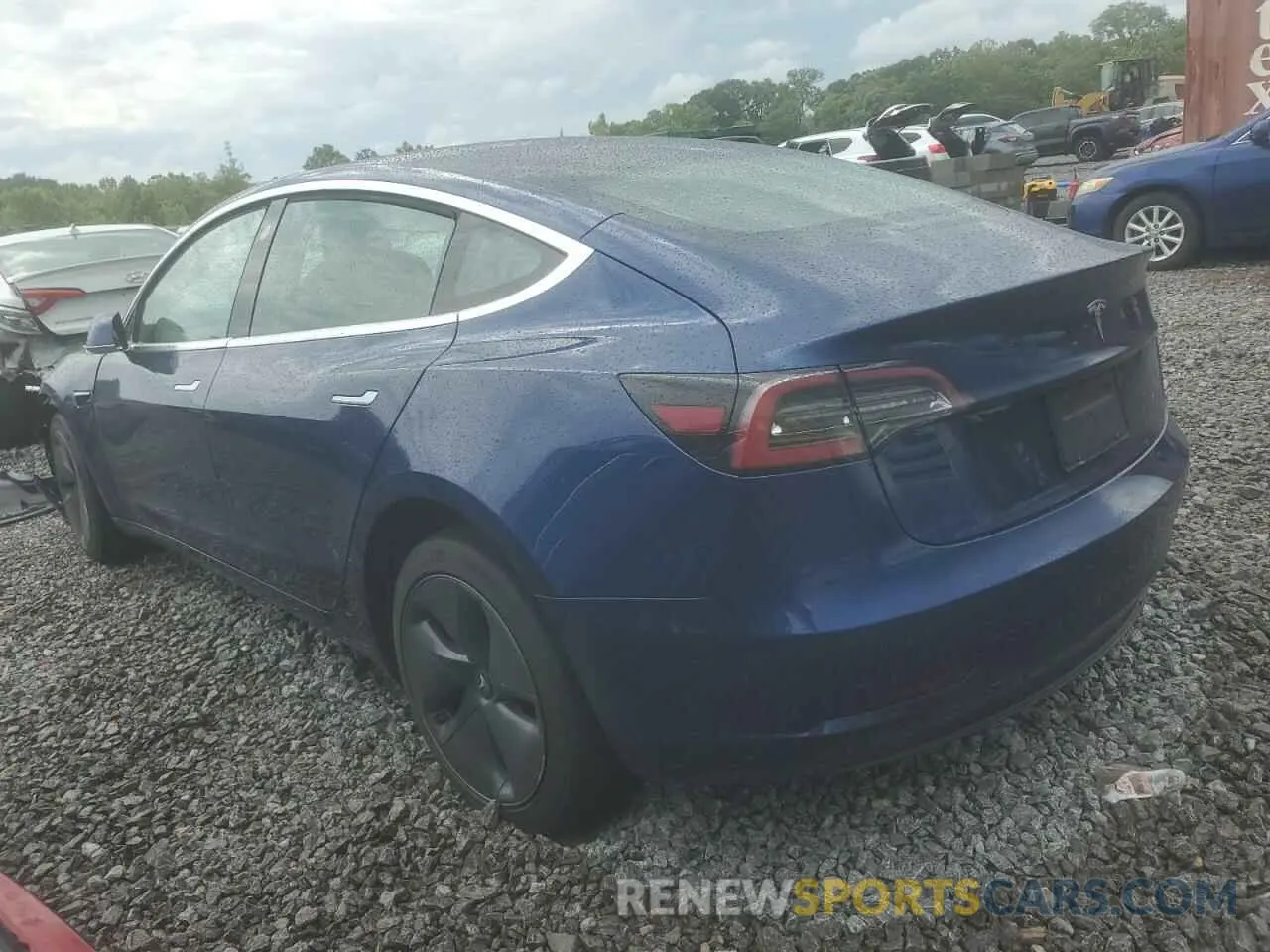 2 Фотография поврежденного автомобиля 5YJ3E1EA5KF411789 TESLA MODEL 3 2019