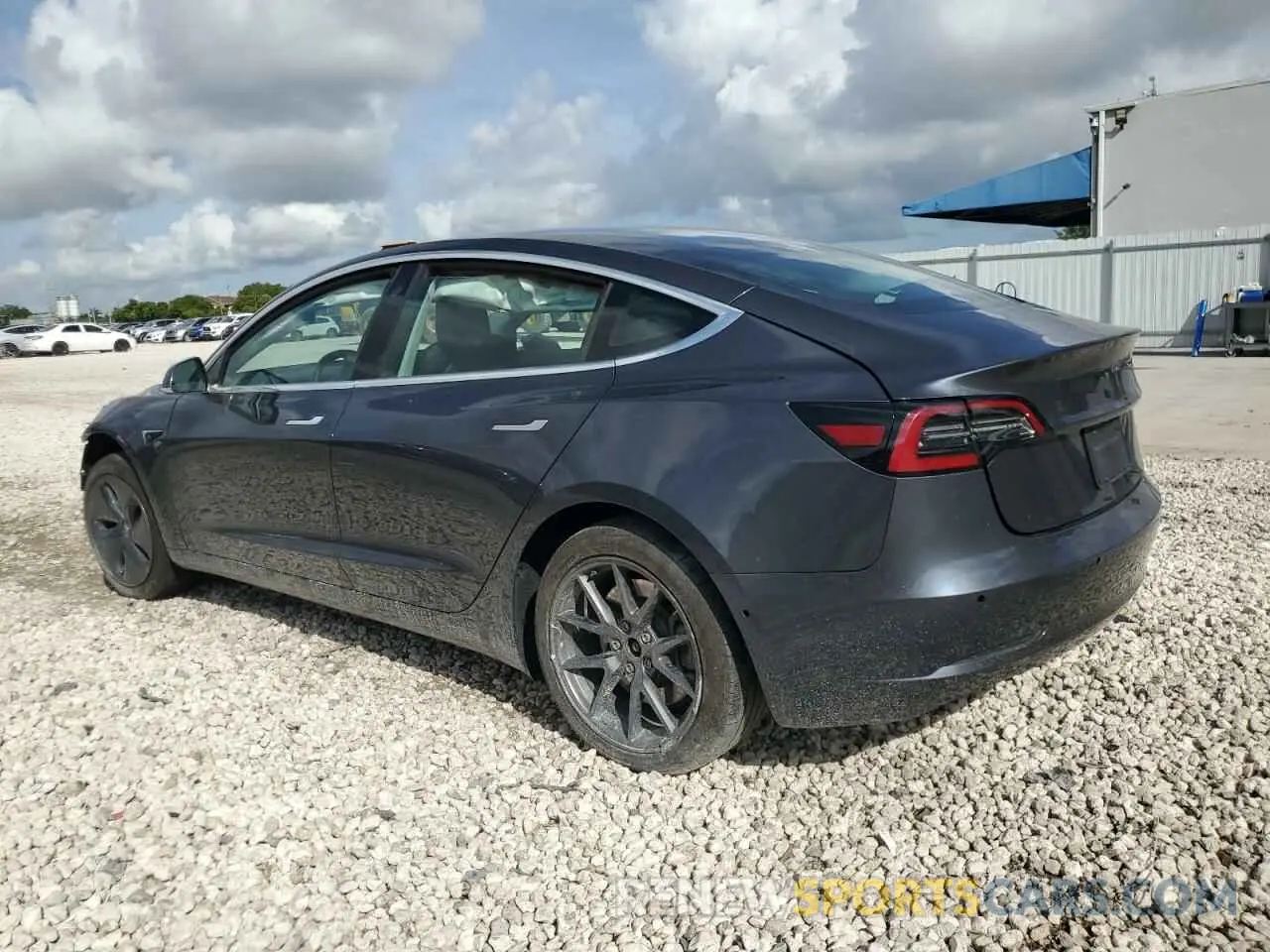 2 Photograph of a damaged car 5YJ3E1EA5KF416233 TESLA MODEL 3 2019