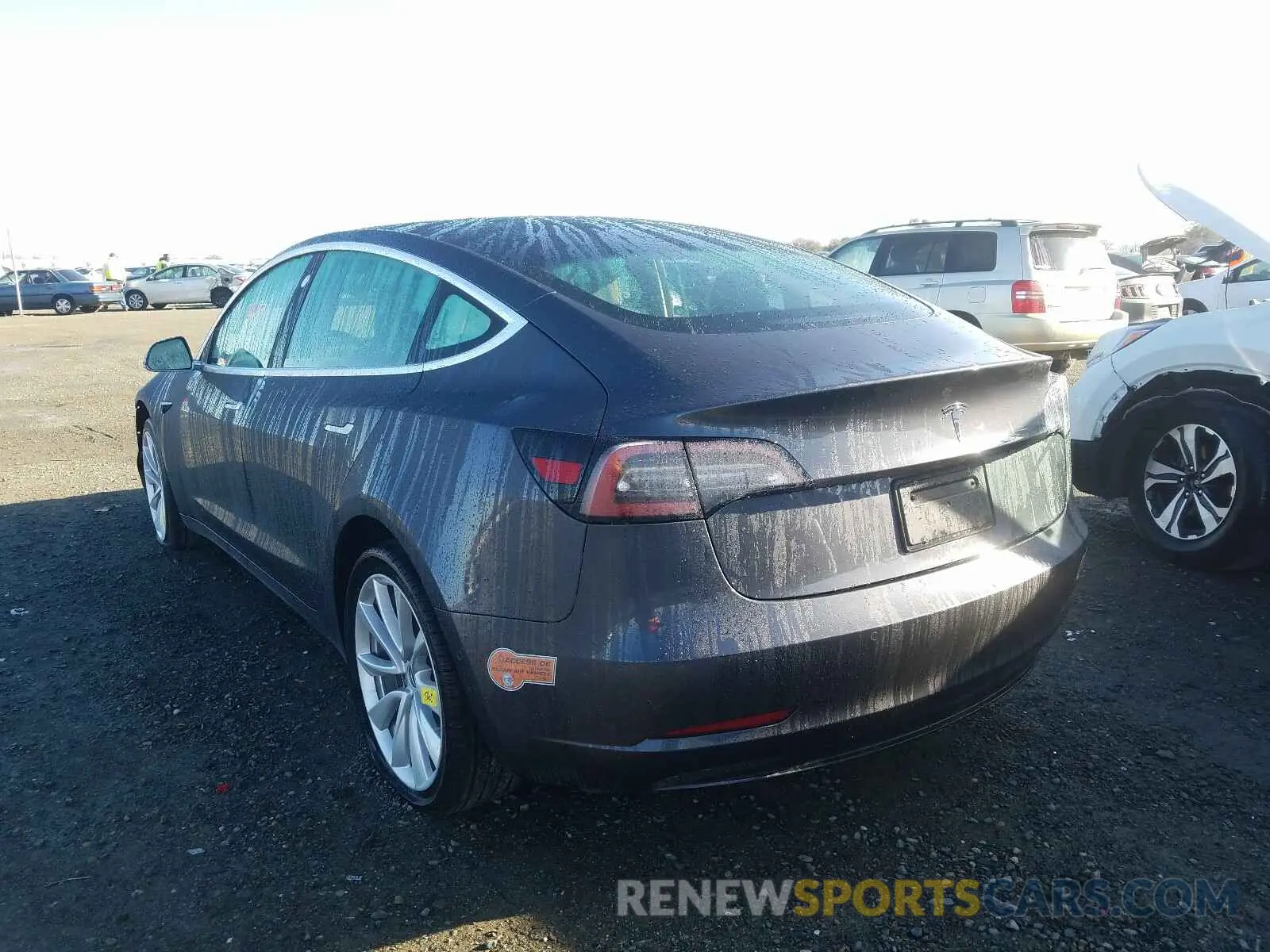 3 Photograph of a damaged car 5YJ3E1EA5KF417186 TESLA MODEL 3 2019