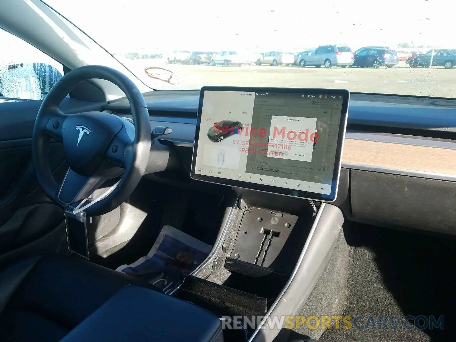 9 Photograph of a damaged car 5YJ3E1EA5KF417186 TESLA MODEL 3 2019