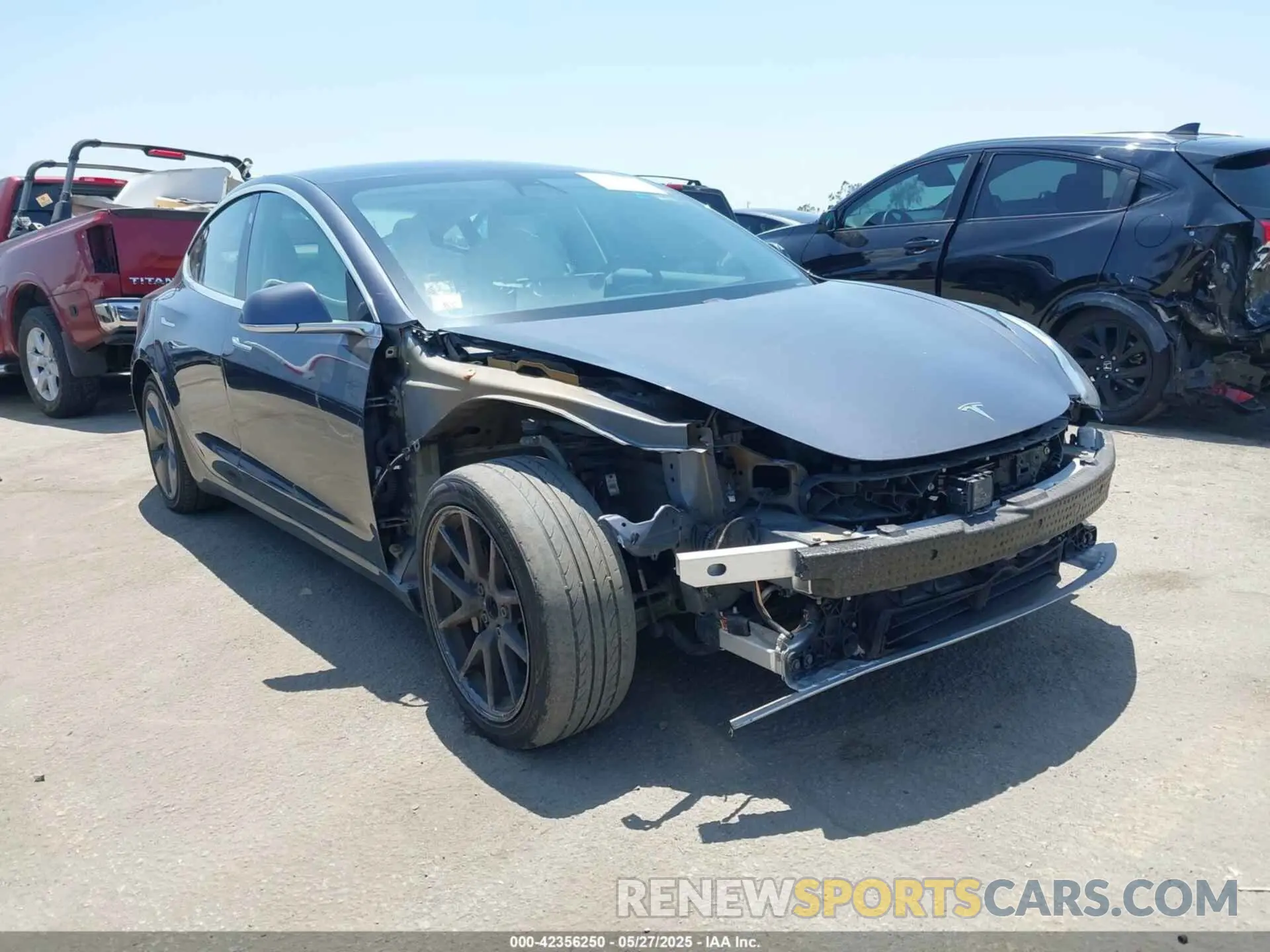 1 Фотография поврежденного автомобиля 5YJ3E1EA5KF431539 TESLA MODEL 3 2019
