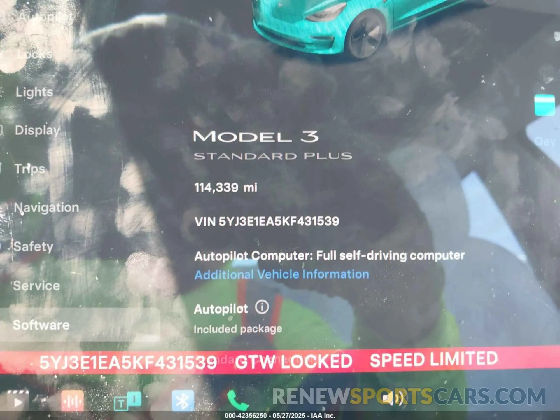 16 Фотография поврежденного автомобиля 5YJ3E1EA5KF431539 TESLA MODEL 3 2019