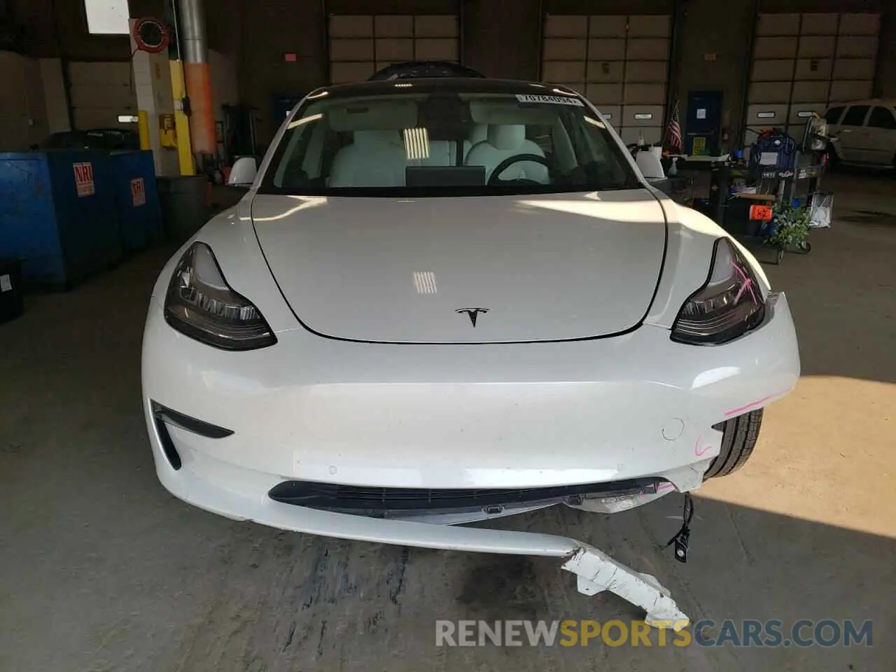 5 Photograph of a damaged car 5YJ3E1EA5KF444761 TESLA MODEL 3 2019