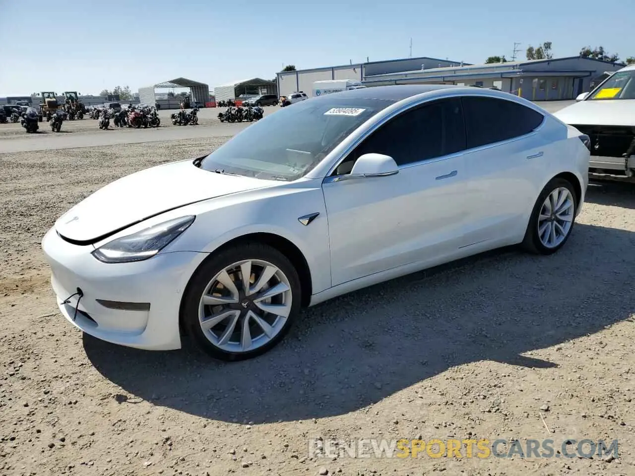 1 Photograph of a damaged car 5YJ3E1EA5KF472575 TESLA MODEL 3 2019