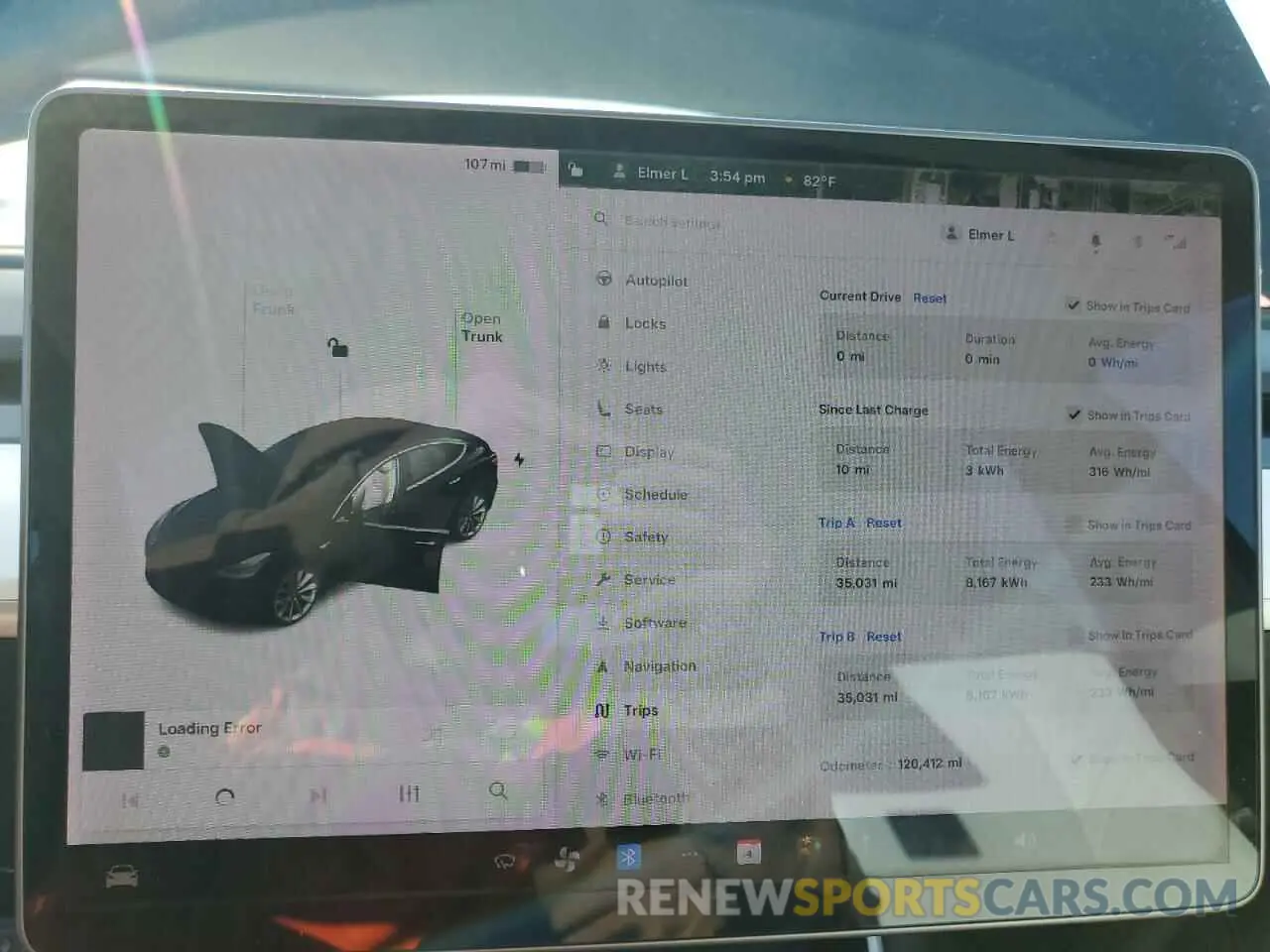 9 Photograph of a damaged car 5YJ3E1EA6KF302273 TESLA MODEL 3 2019