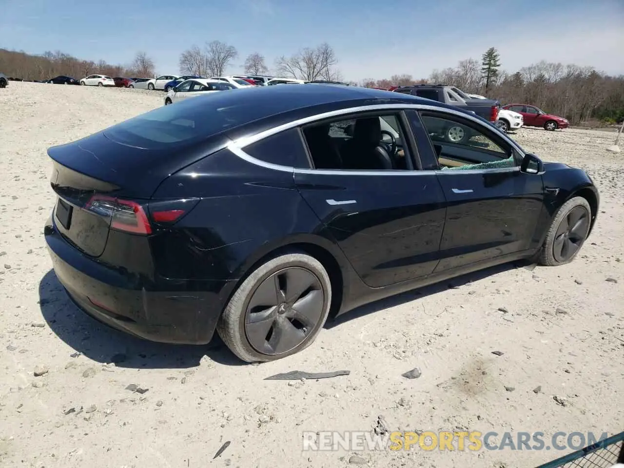 3 Photograph of a damaged car 5YJ3E1EA6KF306887 TESLA MODEL 3 2019