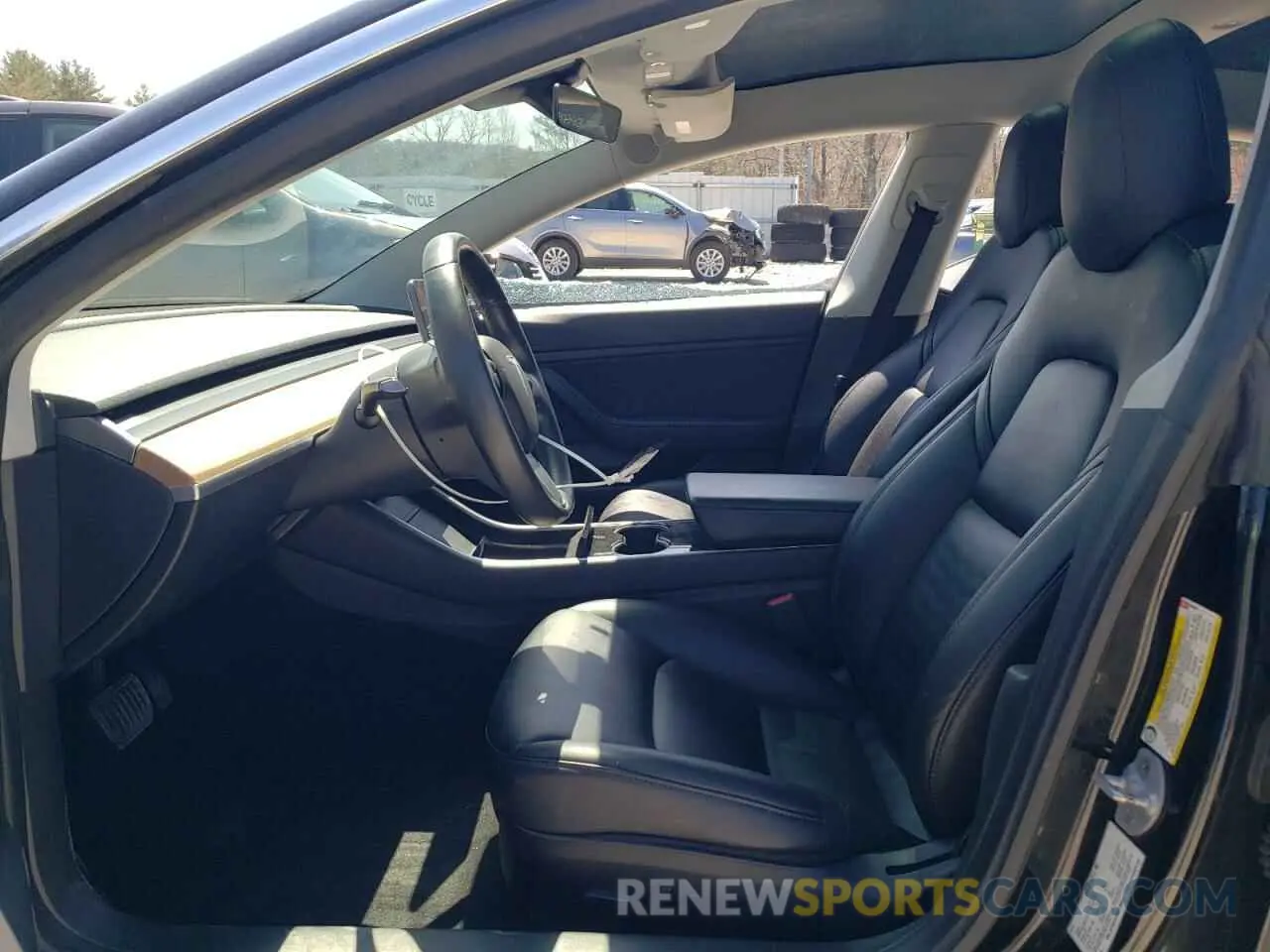 7 Photograph of a damaged car 5YJ3E1EA6KF306887 TESLA MODEL 3 2019