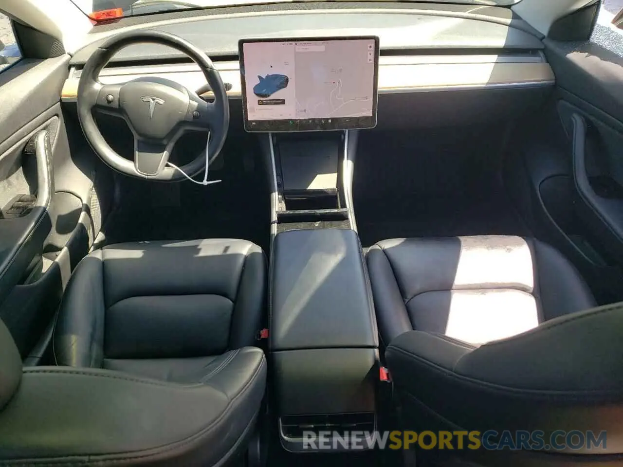 8 Photograph of a damaged car 5YJ3E1EA6KF306887 TESLA MODEL 3 2019