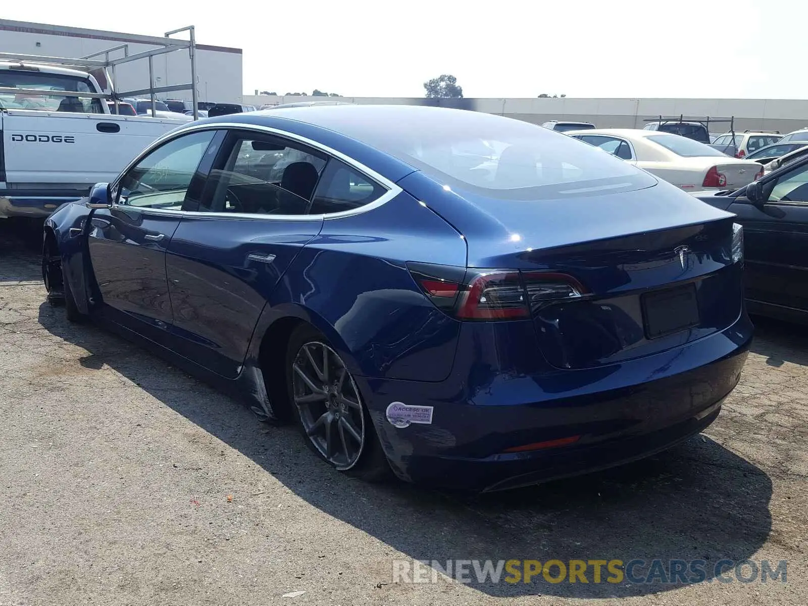 3 Photograph of a damaged car 5YJ3E1EA6KF308994 TESLA MODEL 3 2019