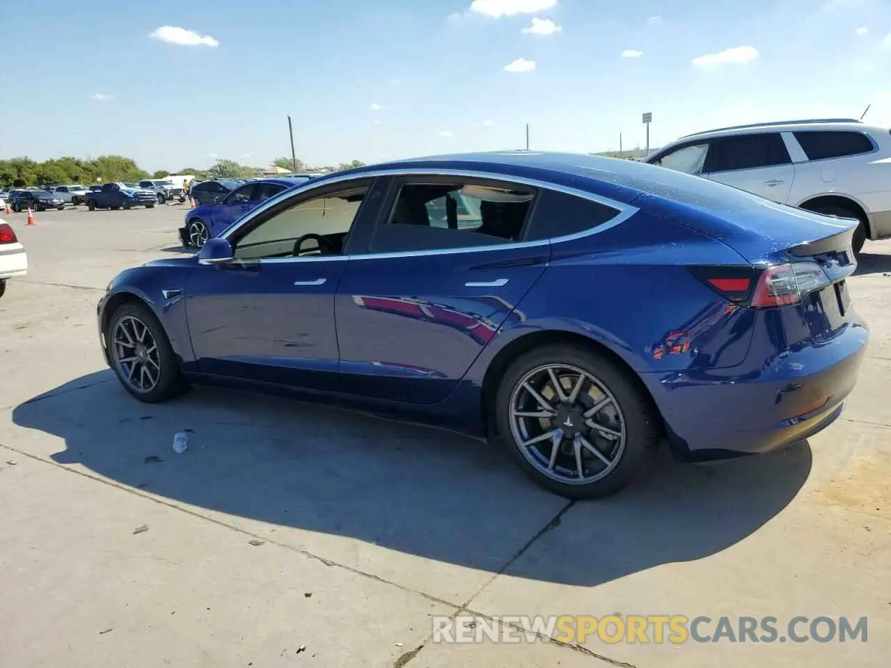 2 Photograph of a damaged car 5YJ3E1EA6KF309353 TESLA MODEL 3 2019