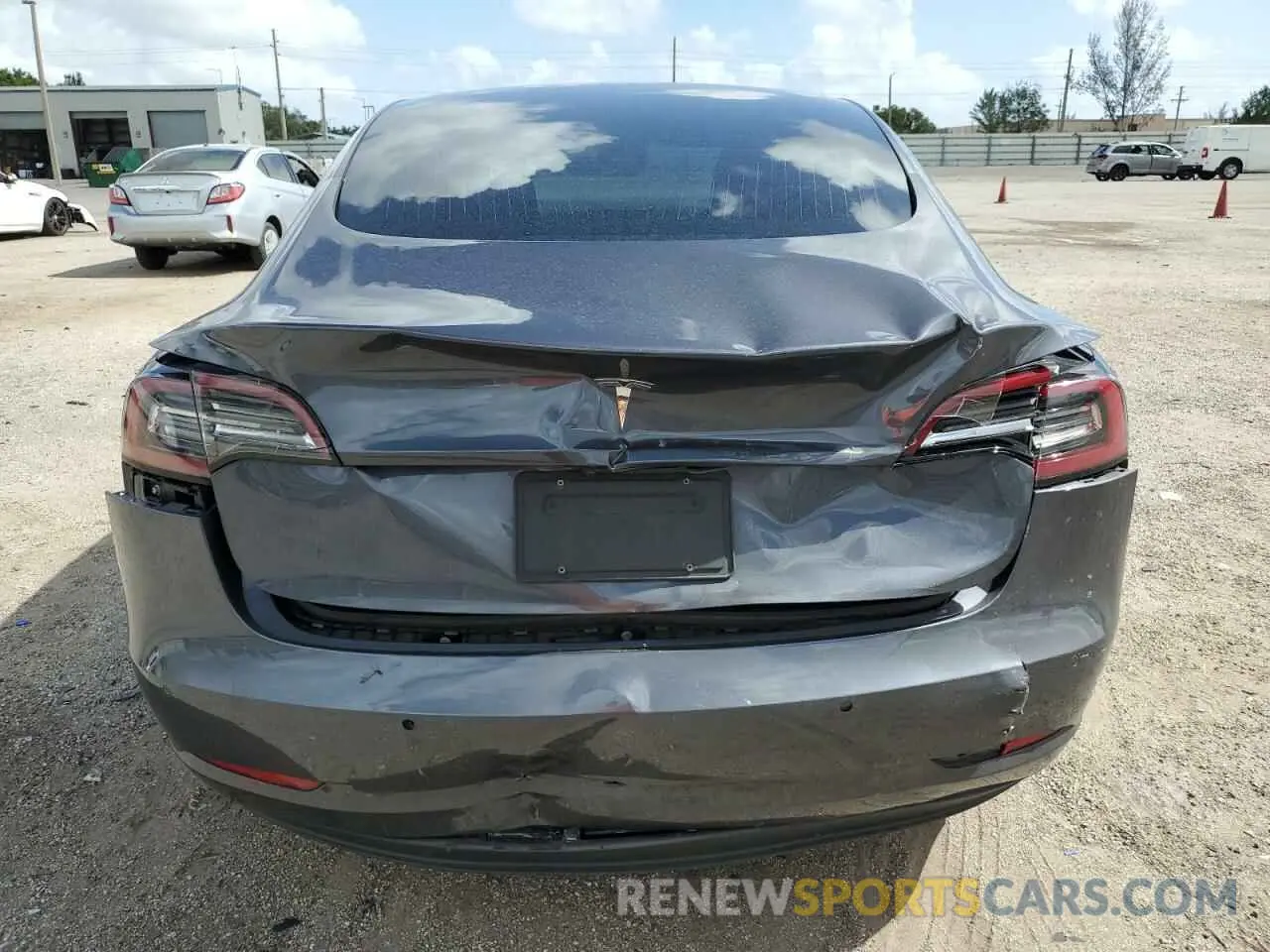 6 Photograph of a damaged car 5YJ3E1EA6KF314360 TESLA MODEL 3 2019