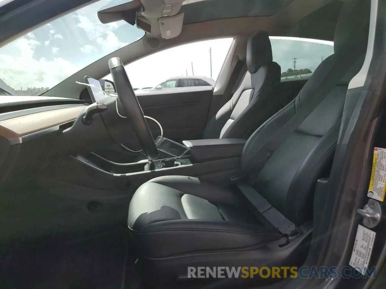 7 Photograph of a damaged car 5YJ3E1EA6KF314360 TESLA MODEL 3 2019